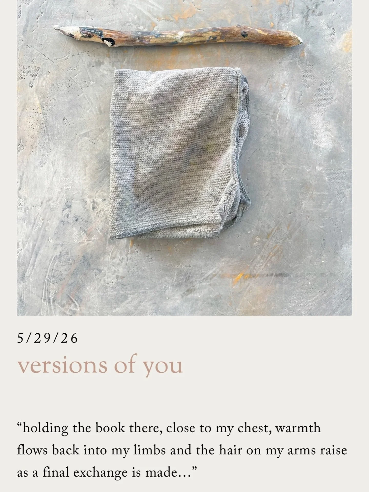 it&rsquo;s been a while, but there&rsquo;s a little section called &ldquo;whispers&rdquo; on my website with stories and stirrings, promptings and prose. it would be easy for me to keep these to myself, but there&rsquo;s a part of me listening to thi