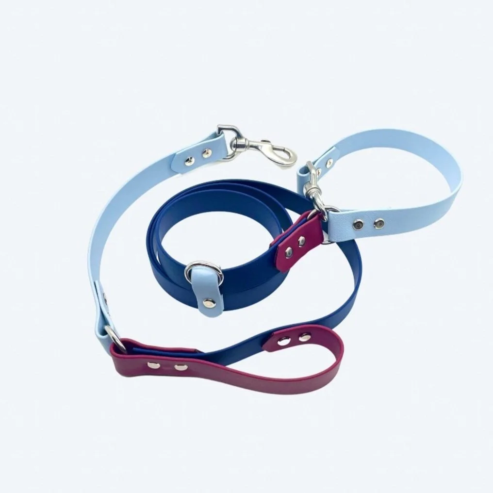 Red Tail Pet Co. 1" Dual Snap Traffic Handle BioThane® Dog Leash