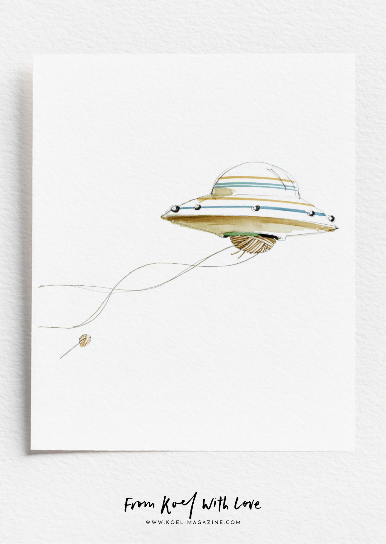 The UFO isn't lost.