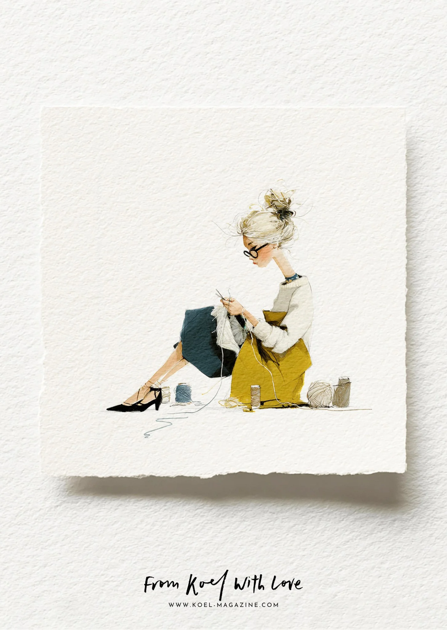 Swiss darning.