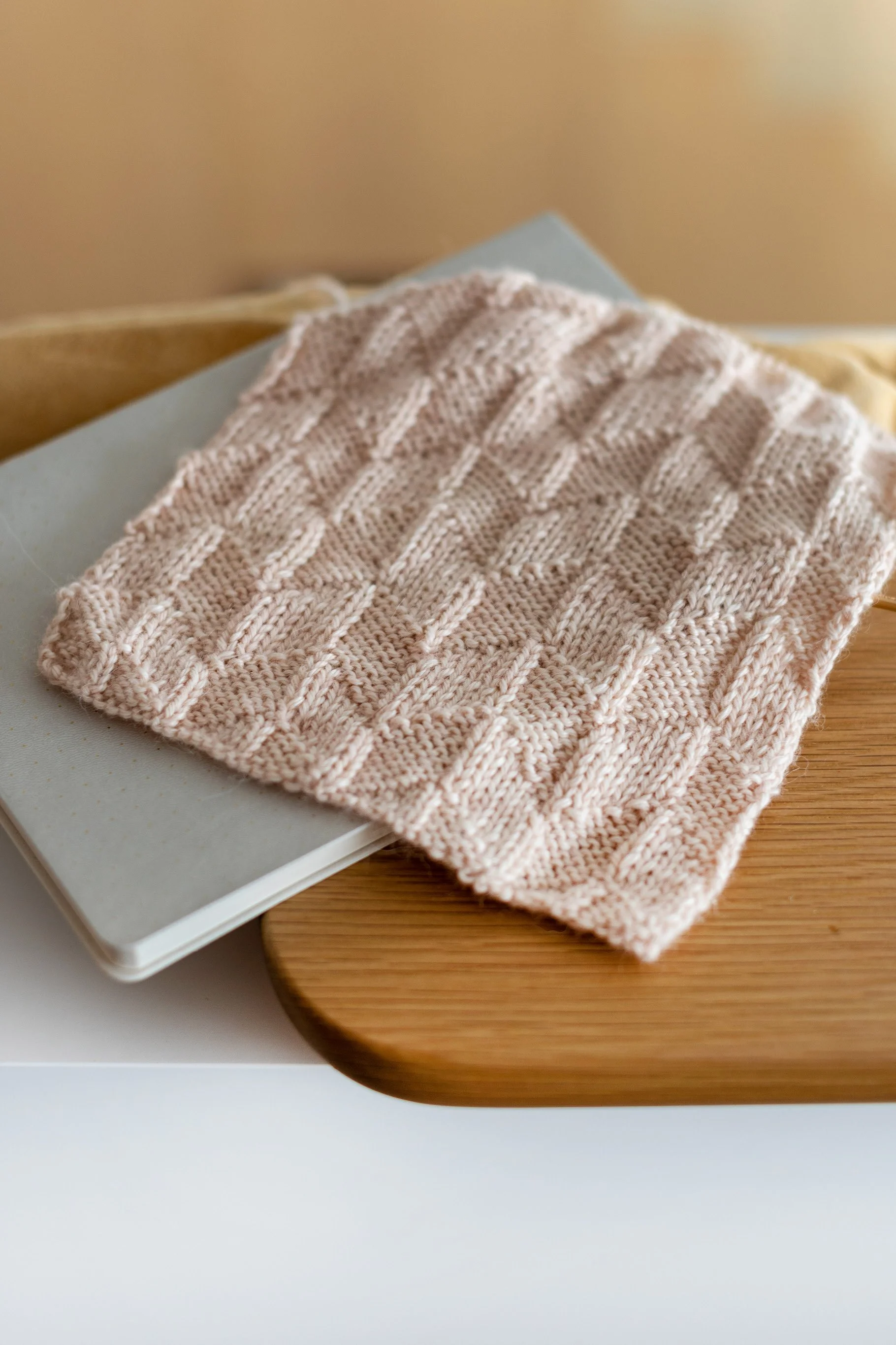 Knitting tutorial Parallelogram Stitch