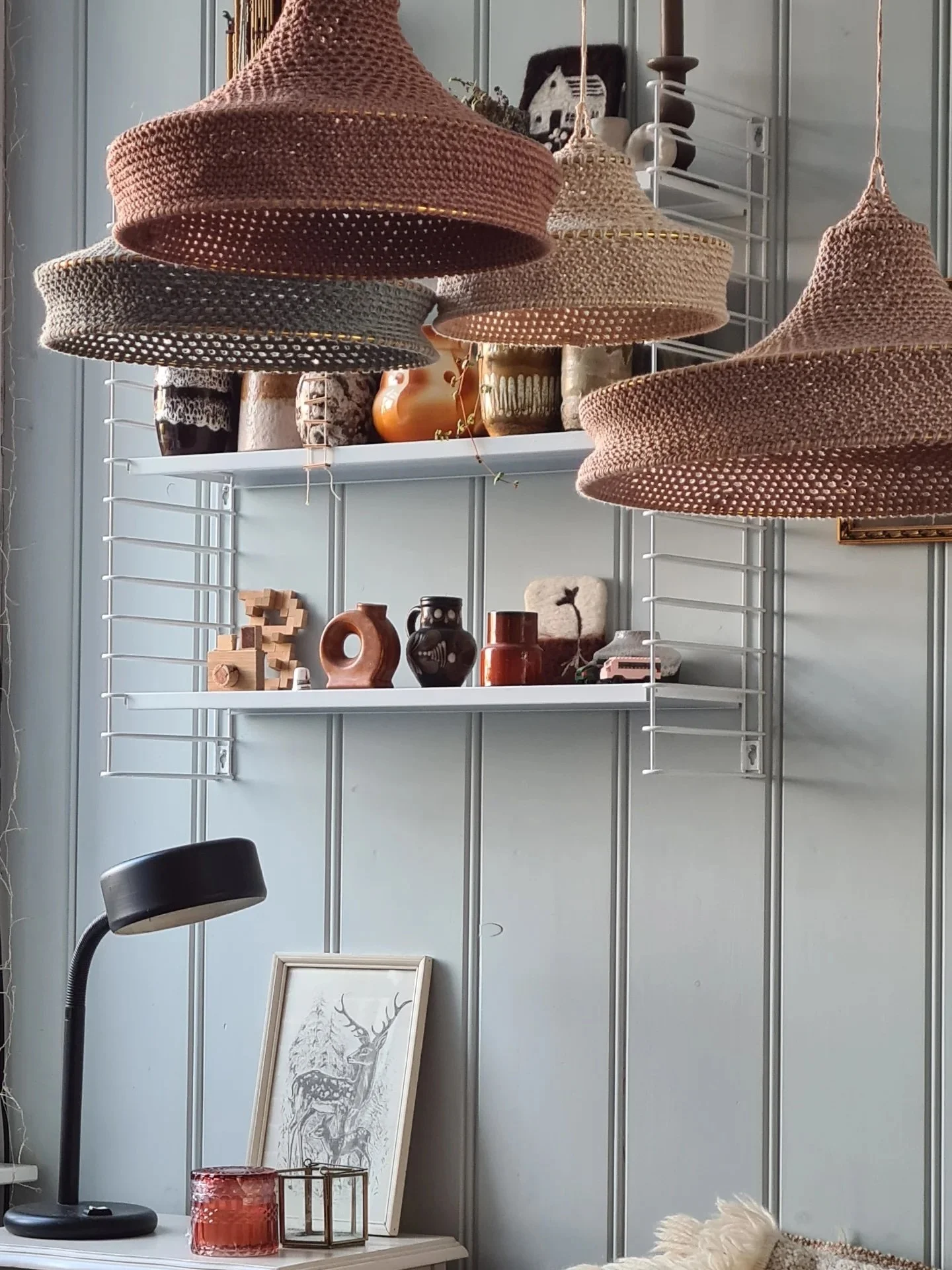 Crochet Lampshades: Light, Texture, and a Little Bit of Magic