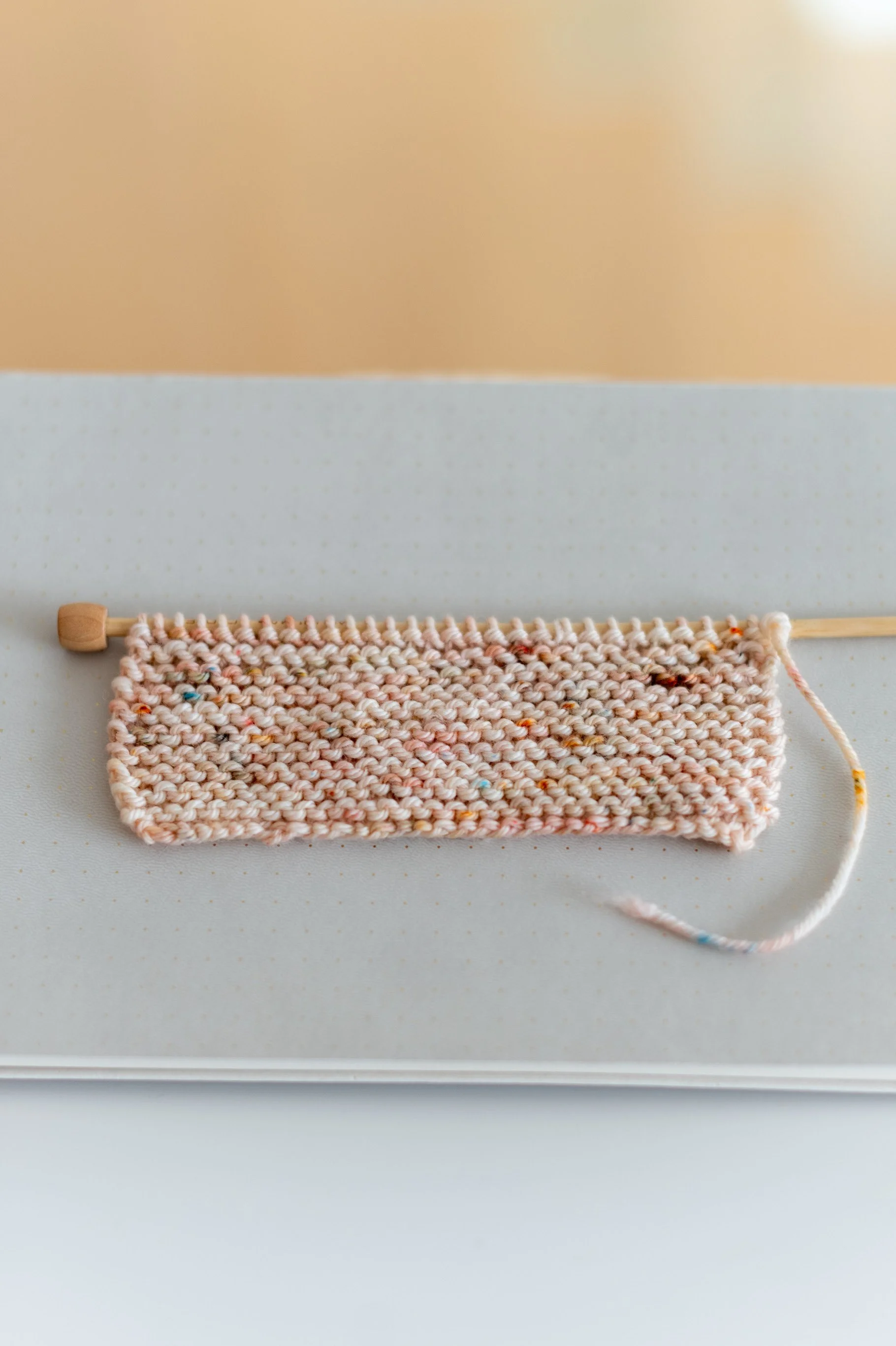 Knitting tutorial garter stitch