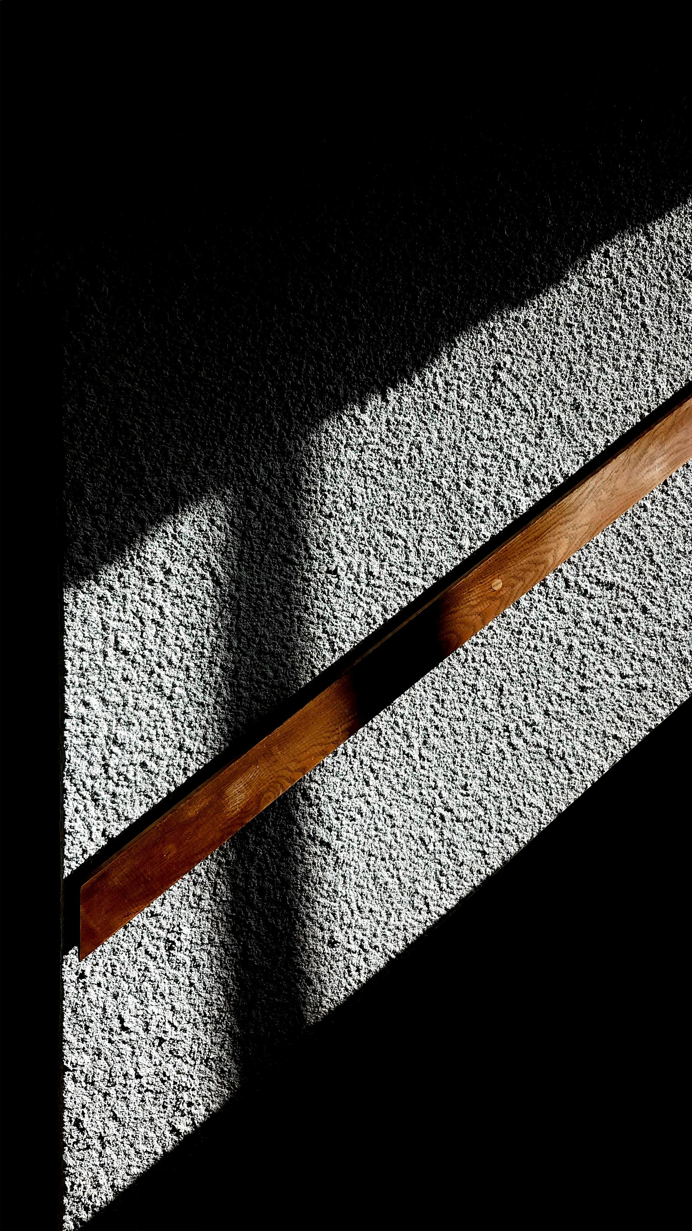 high contrast shadow of an outdoor stairway