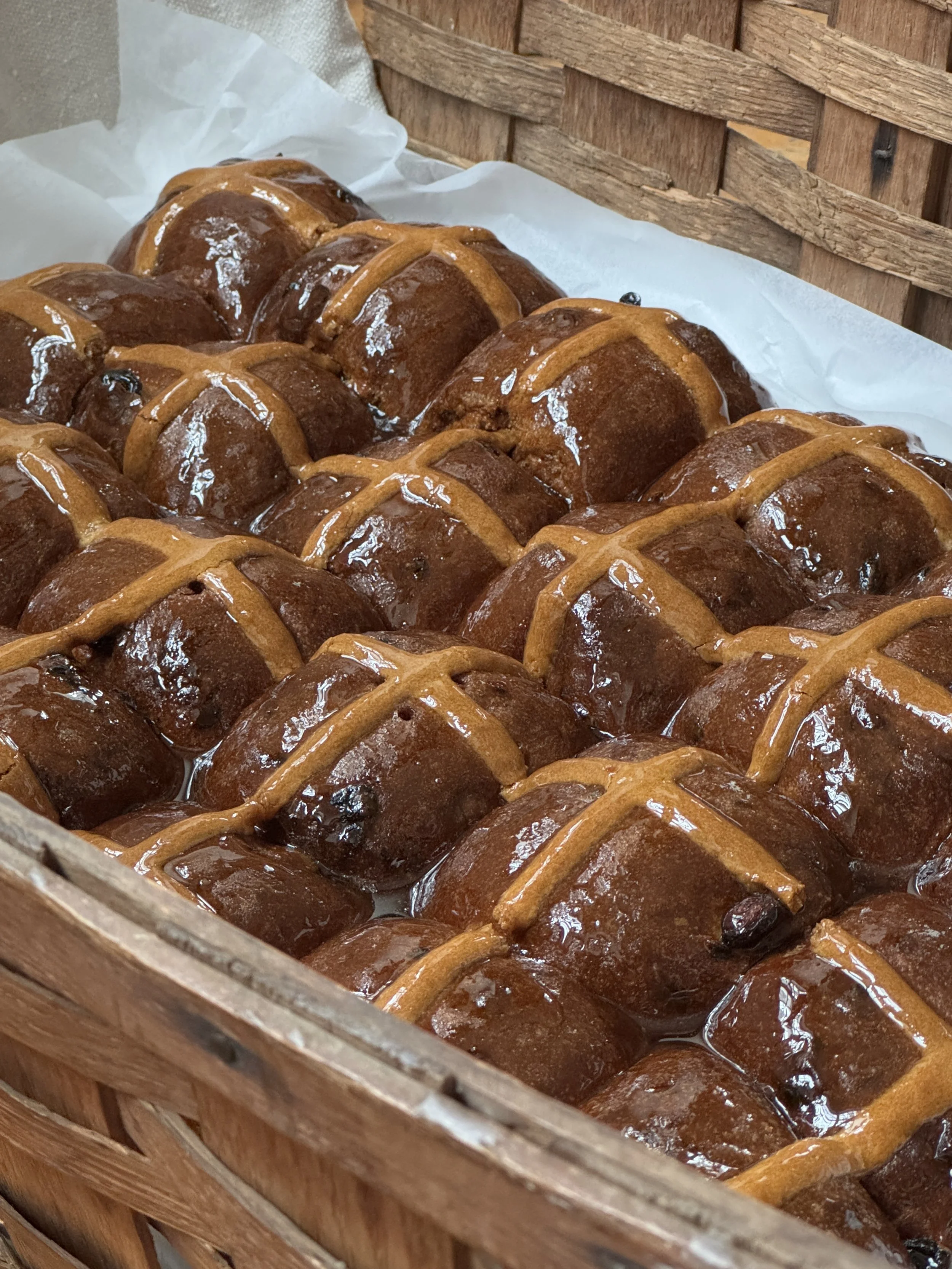 HALF DOZEN HOT CROSS BUNS