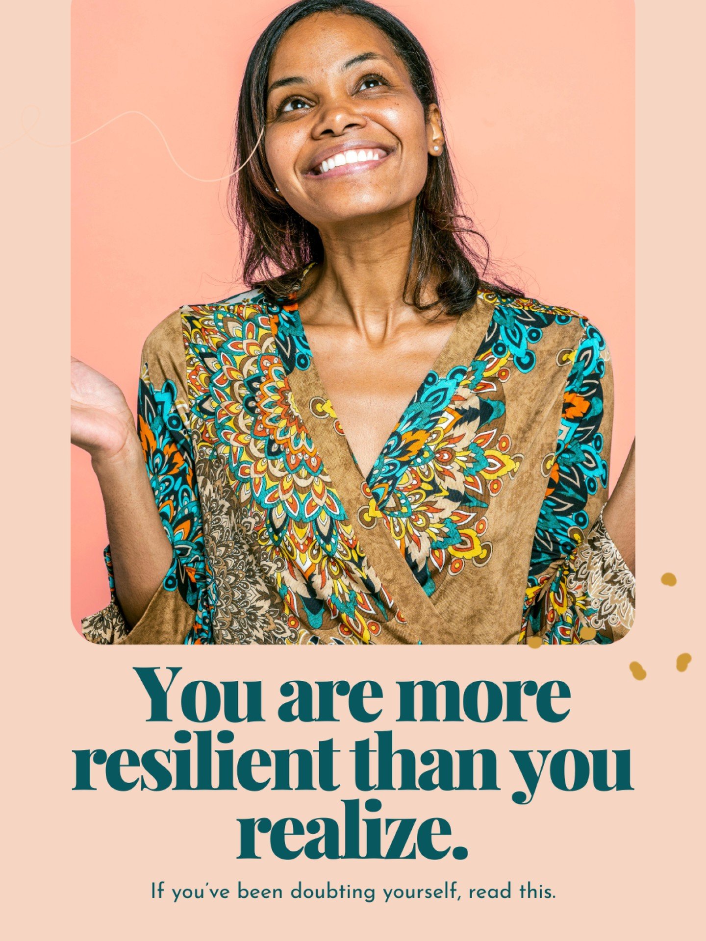 If you&rsquo;ve been feeling like you&rsquo;re &ldquo;not handling things well,&rdquo; I want to offer a gentle reframe: resilience isn&rsquo;t the absence of struggle.

Resilience is continuing, sometimes slowly, imperfectly, through the hard parts.