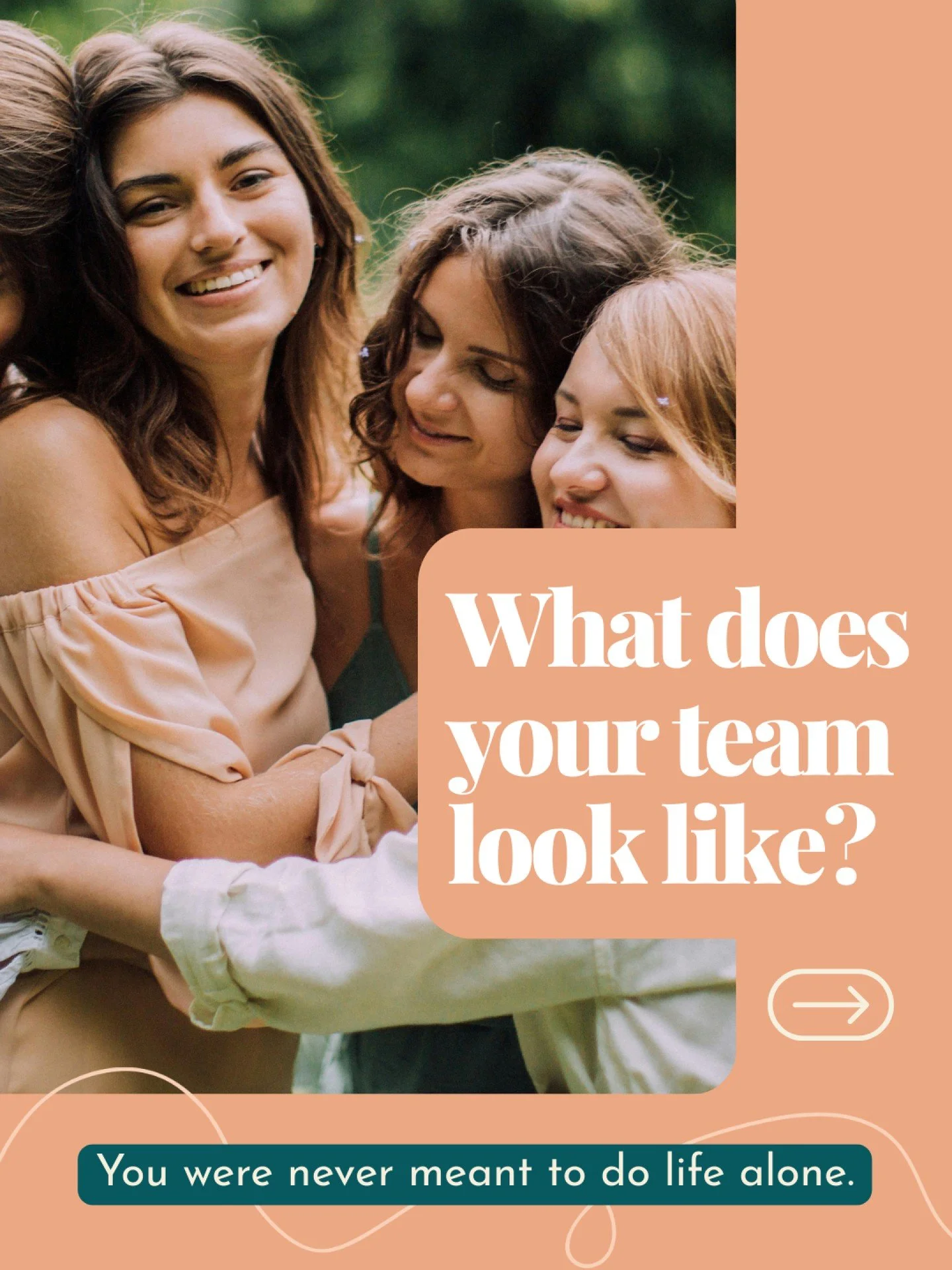 Support isn&rsquo;t a luxury; it&rsquo;s part of healing. 💛
 Your &ldquo;team&rdquo; is the people who help you feel steadier, seen, and less alone, especially when life gets hard.

Try this: write down 3 names (someone who listens, someone who help