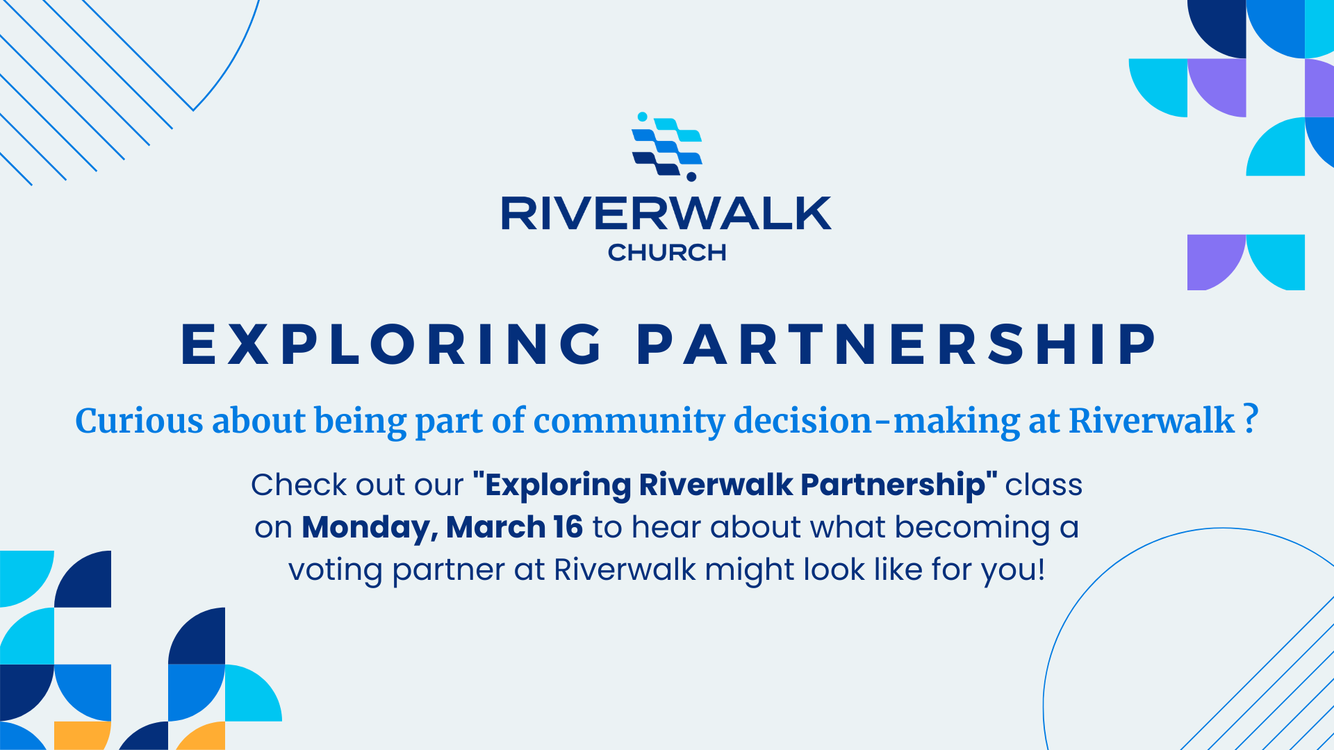 Exploring Church Partnership Class (Zoom)