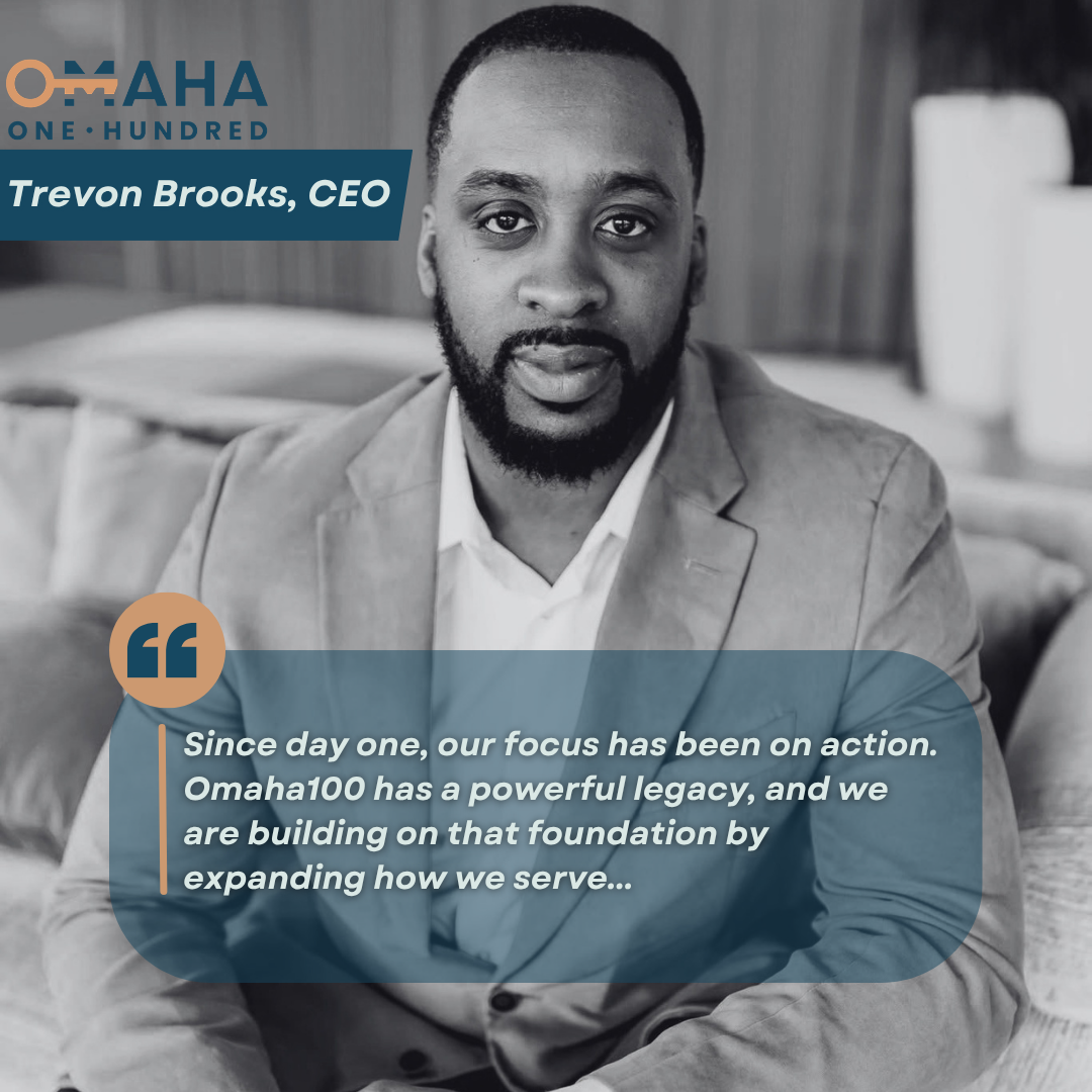 Omaha100 Names Trevon Brooks as CEO to Lead Next Phase of Growth and Opportunity
