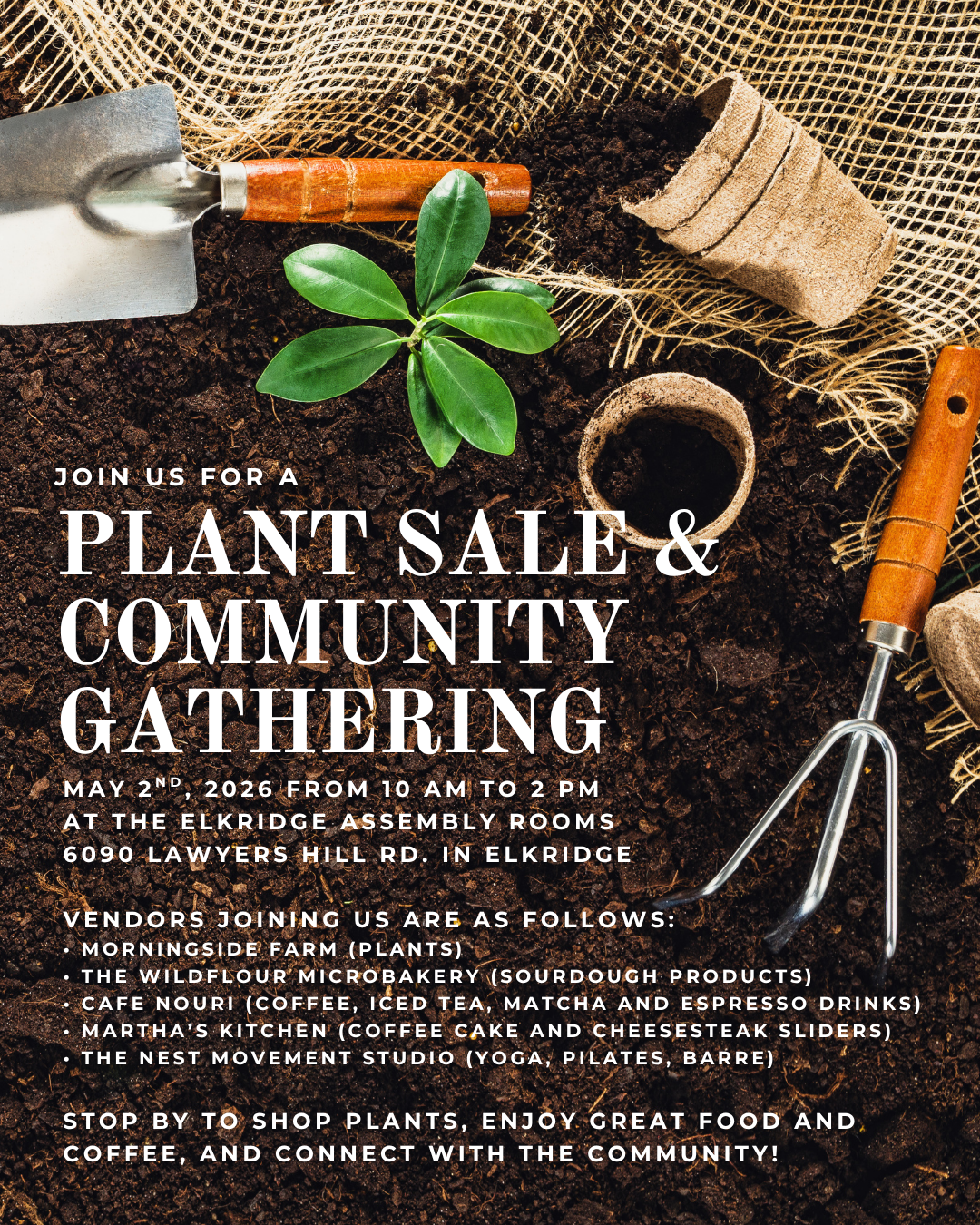 Plant Sale at the Elkridge Assembly Rooms