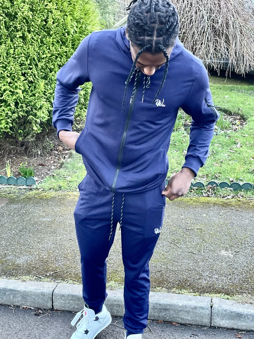 Navy-Blue Twin-set