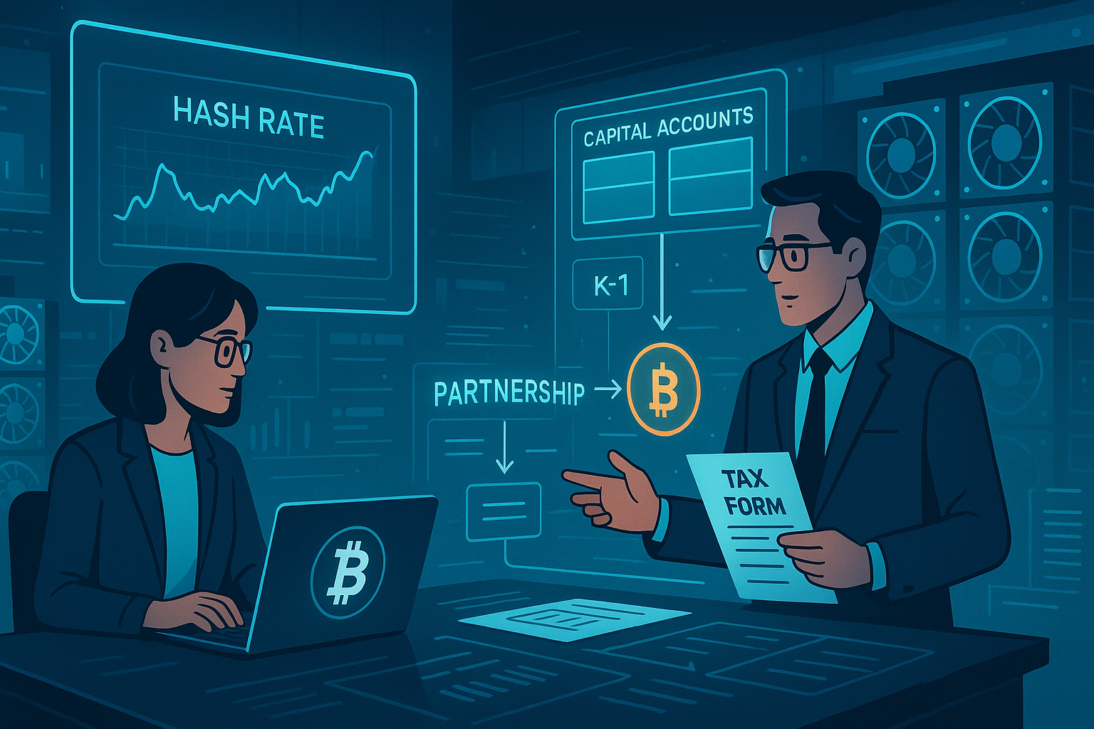 Bitcoin Mining Partnerships: Structuring for Success, Tax Efficiency &amp; Long-Term Gains&nbsp;