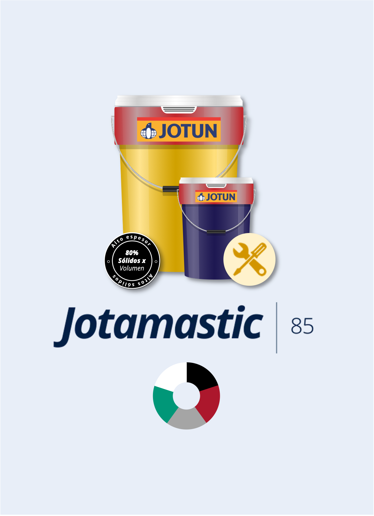 Jotamastic 85 - JOTUN® - Epoxi Mastic - Anticorrosivo Altos Sólidos para Mantenimiento - 25+ años de Track Record - 1 Gal
