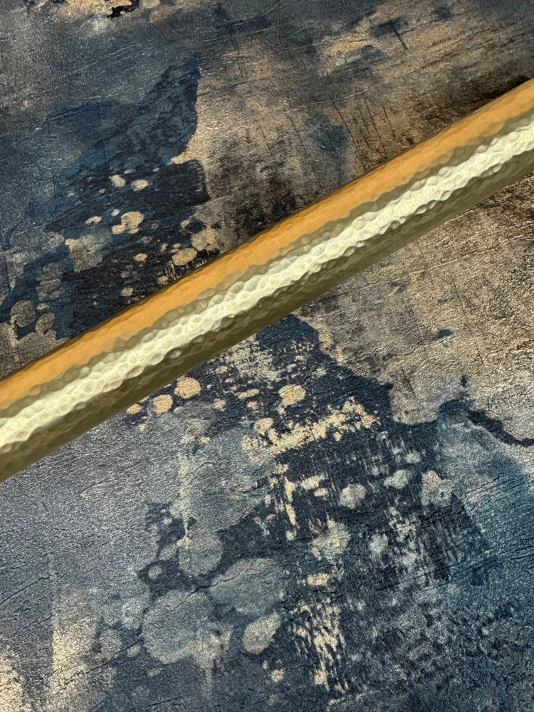 Hammered brass pull handle by Ash Door Furniture — crafted from sustainably sourced materials