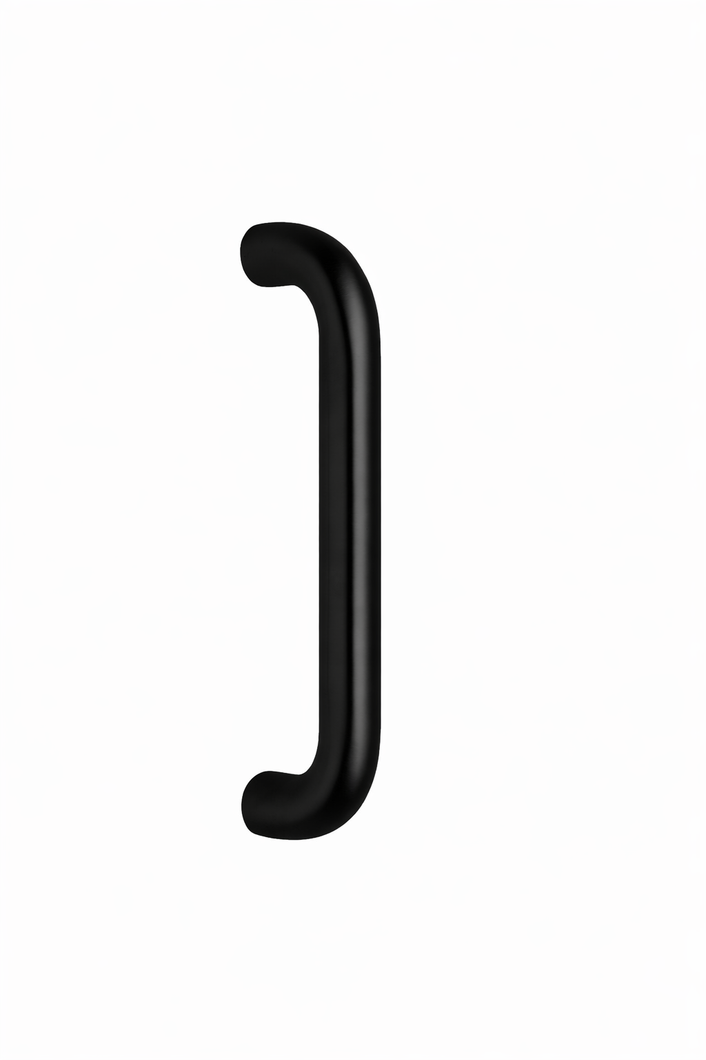 Ash 100 Straight D Pull Handle Matt Black