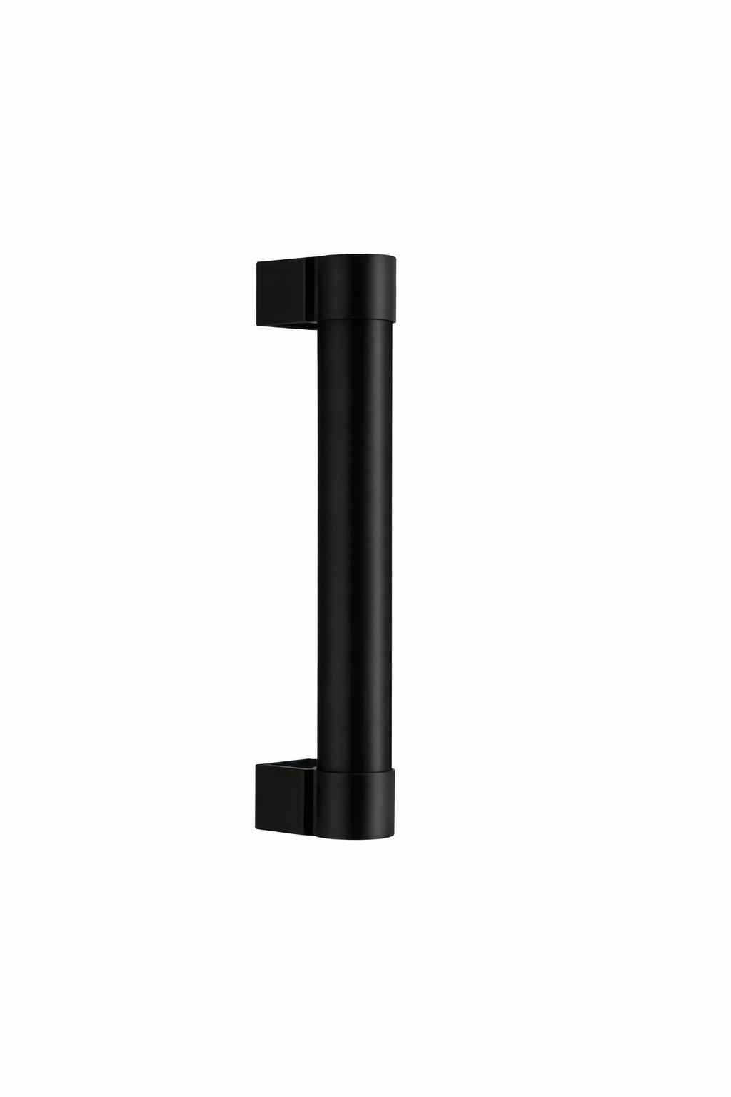 Ash 122 Straight Full Height Pull door handle Matt Black