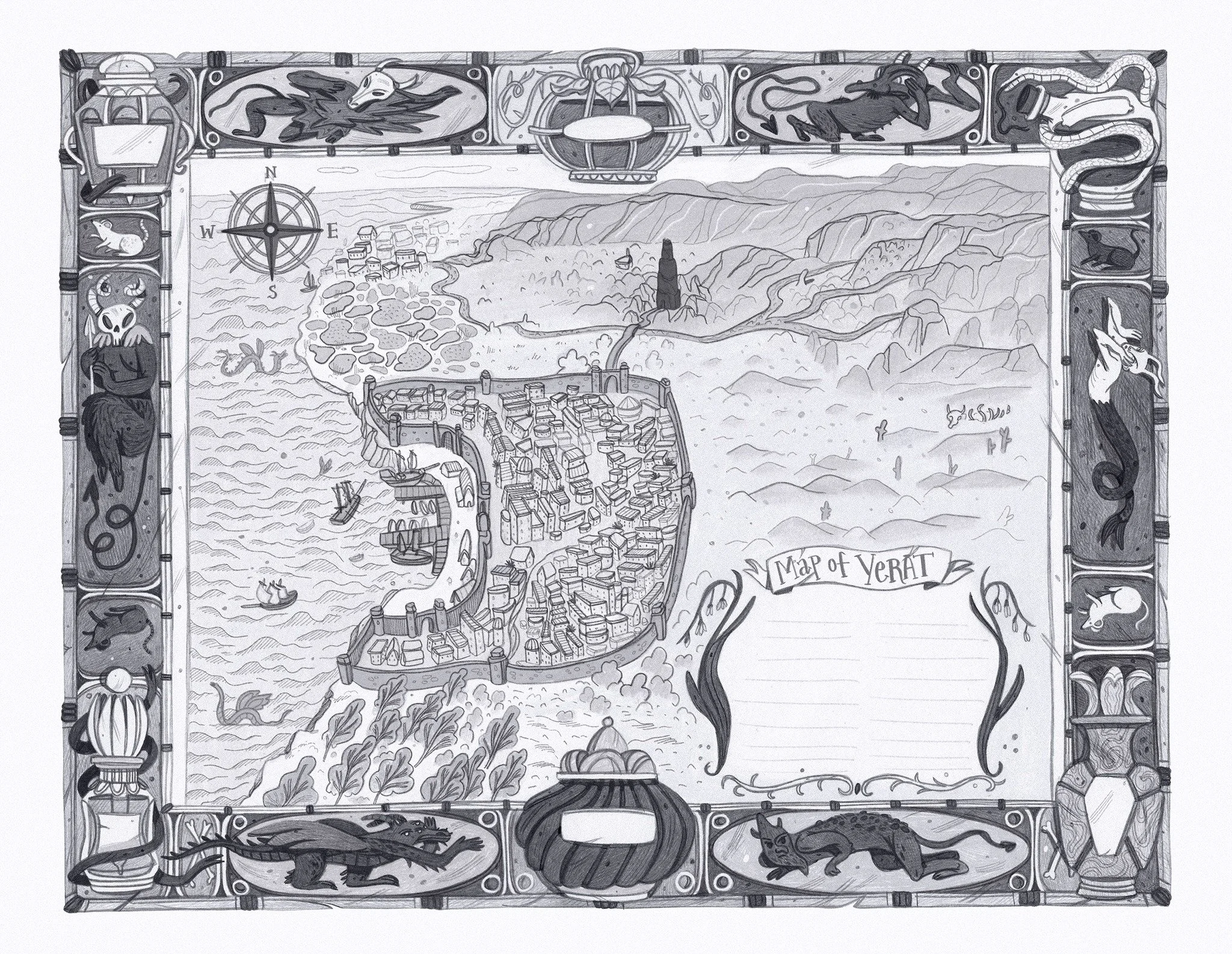 A Tale of Plagues and Perfumes - the Map