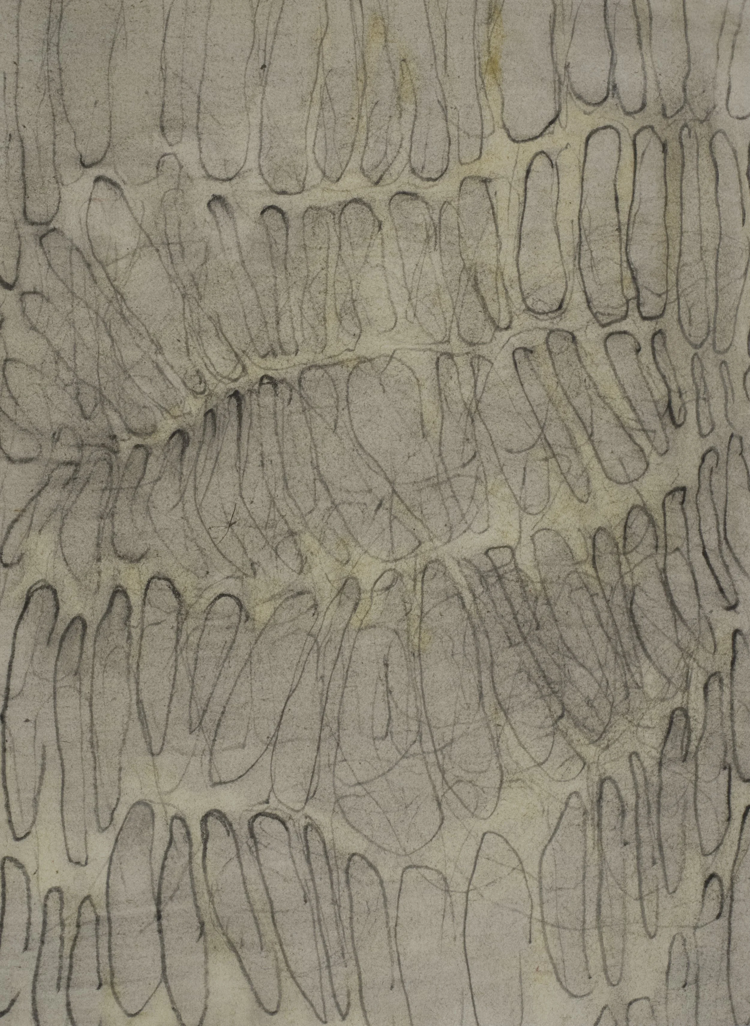 Untitled, 2016, Colored pencil and ink on paper, 10 x 8 inches
