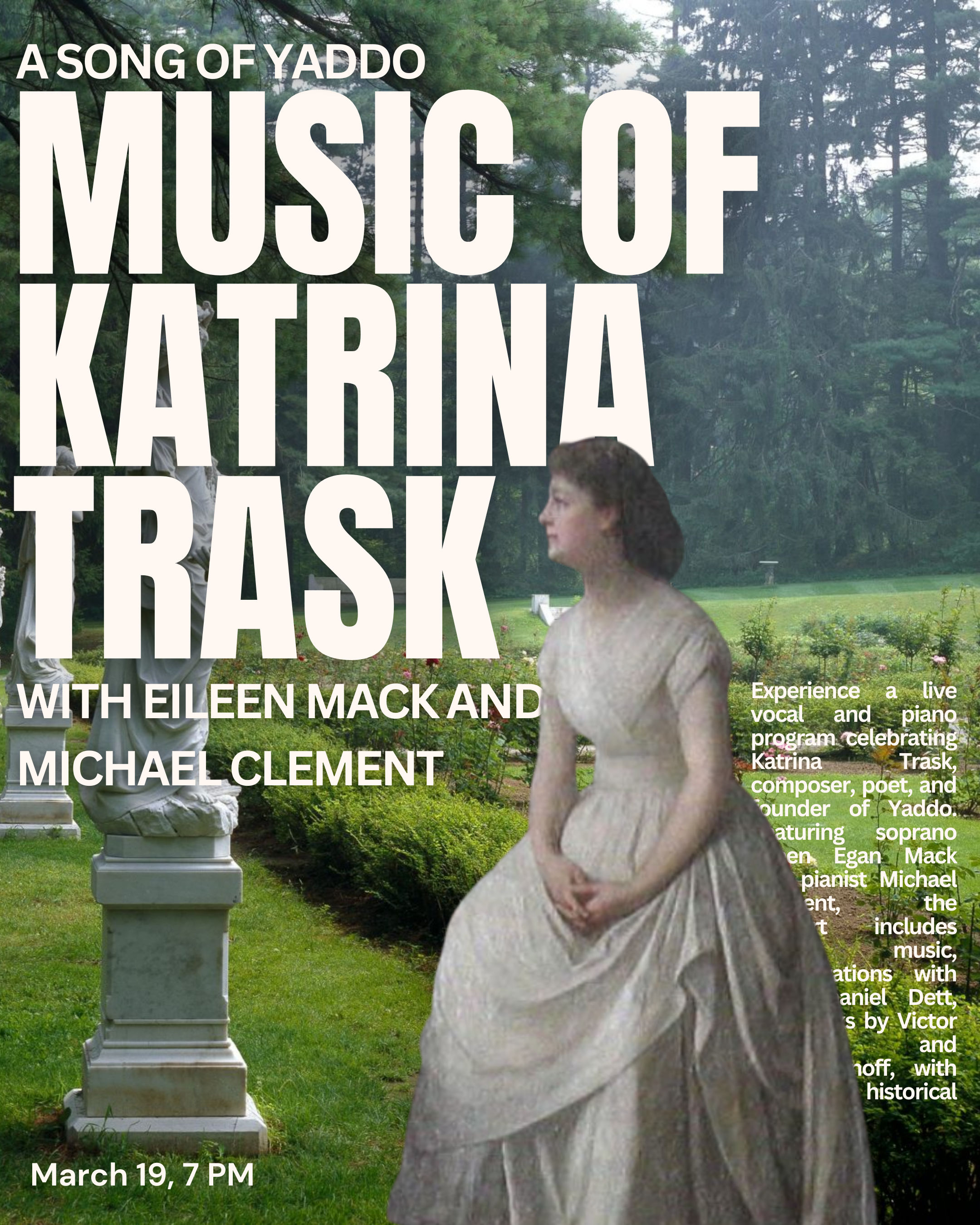 A Song of Yaddo: Music of Katrina Trask | Live Vocal & Piano Program ...