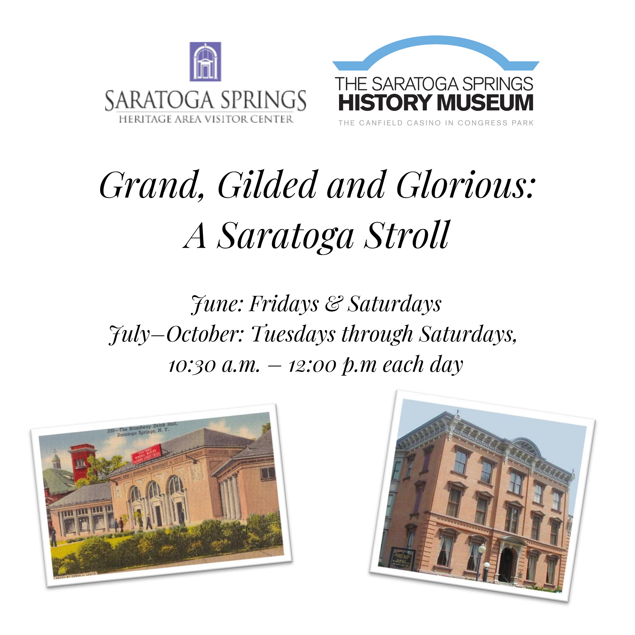 Grand, Gilded, and Glorious: A Saratoga Stroll