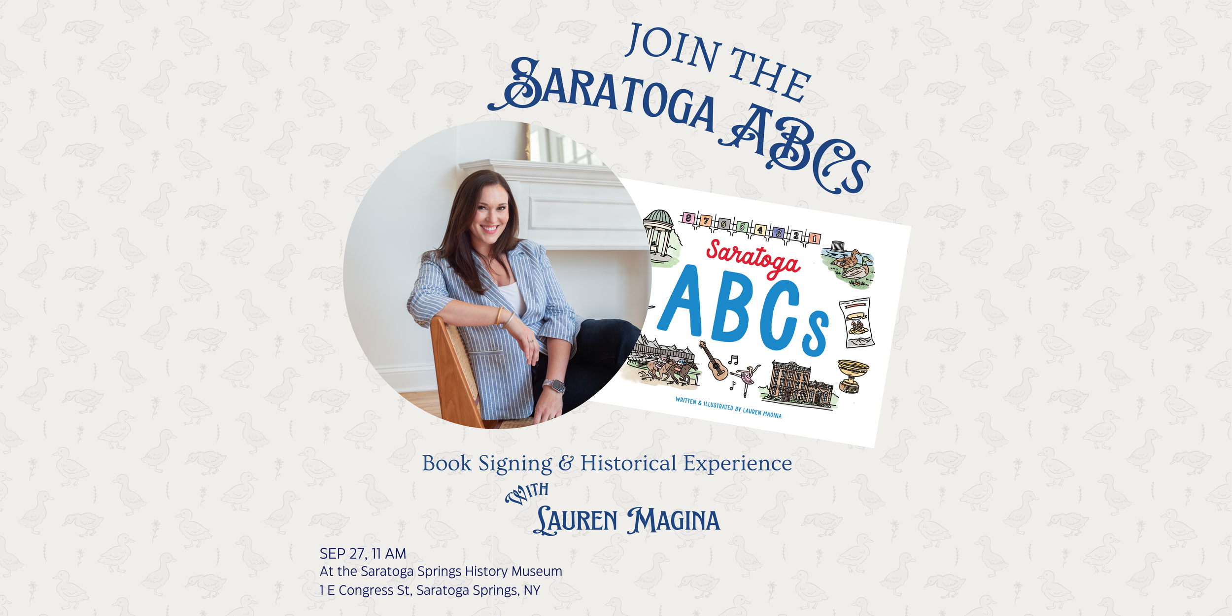 Saratoga ABCs Book Launch & Reading With Author Lauren Magina