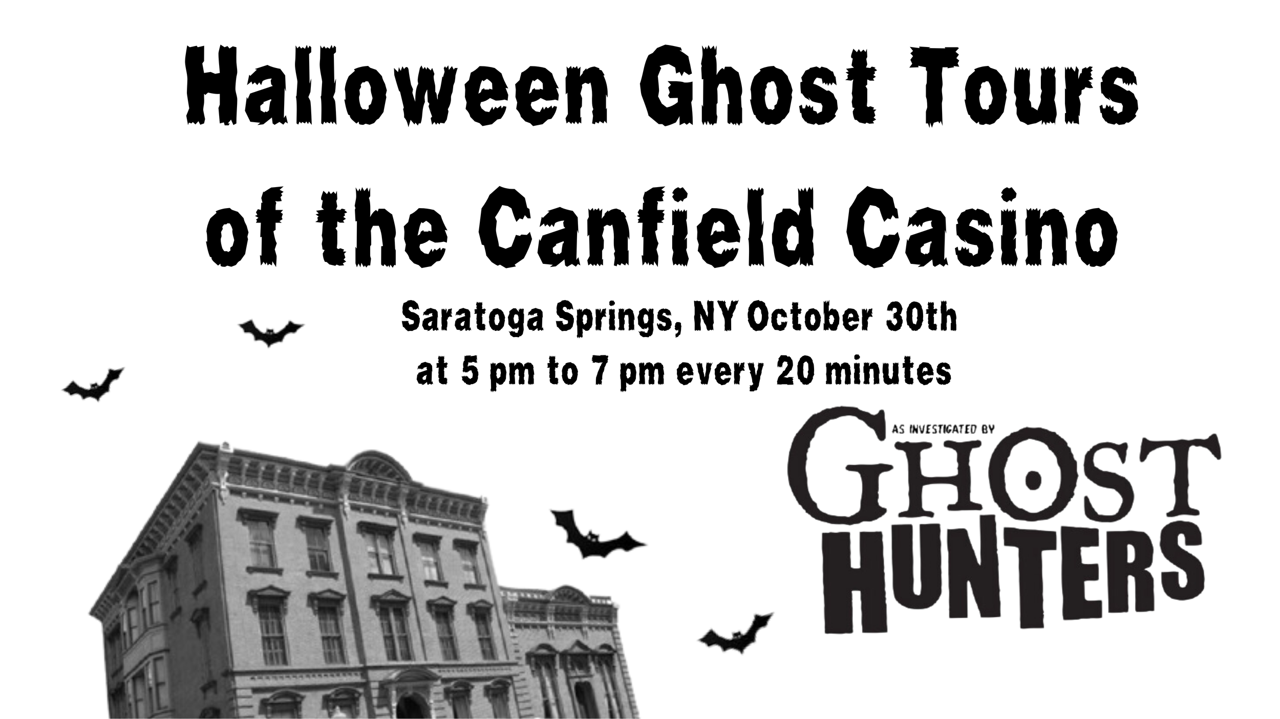 Halloween Ghost Tours of the Canfield Casino