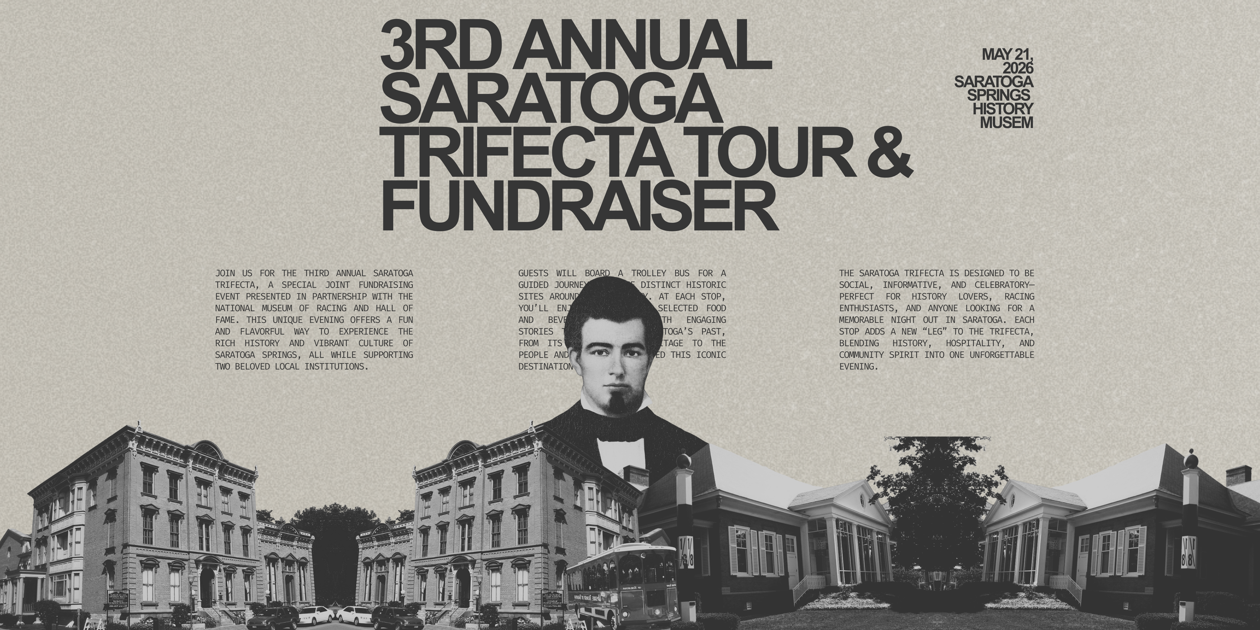 3rd Annual Saratoga Trifecta Tour &amp; Fundraiser with the National Museum of Racing