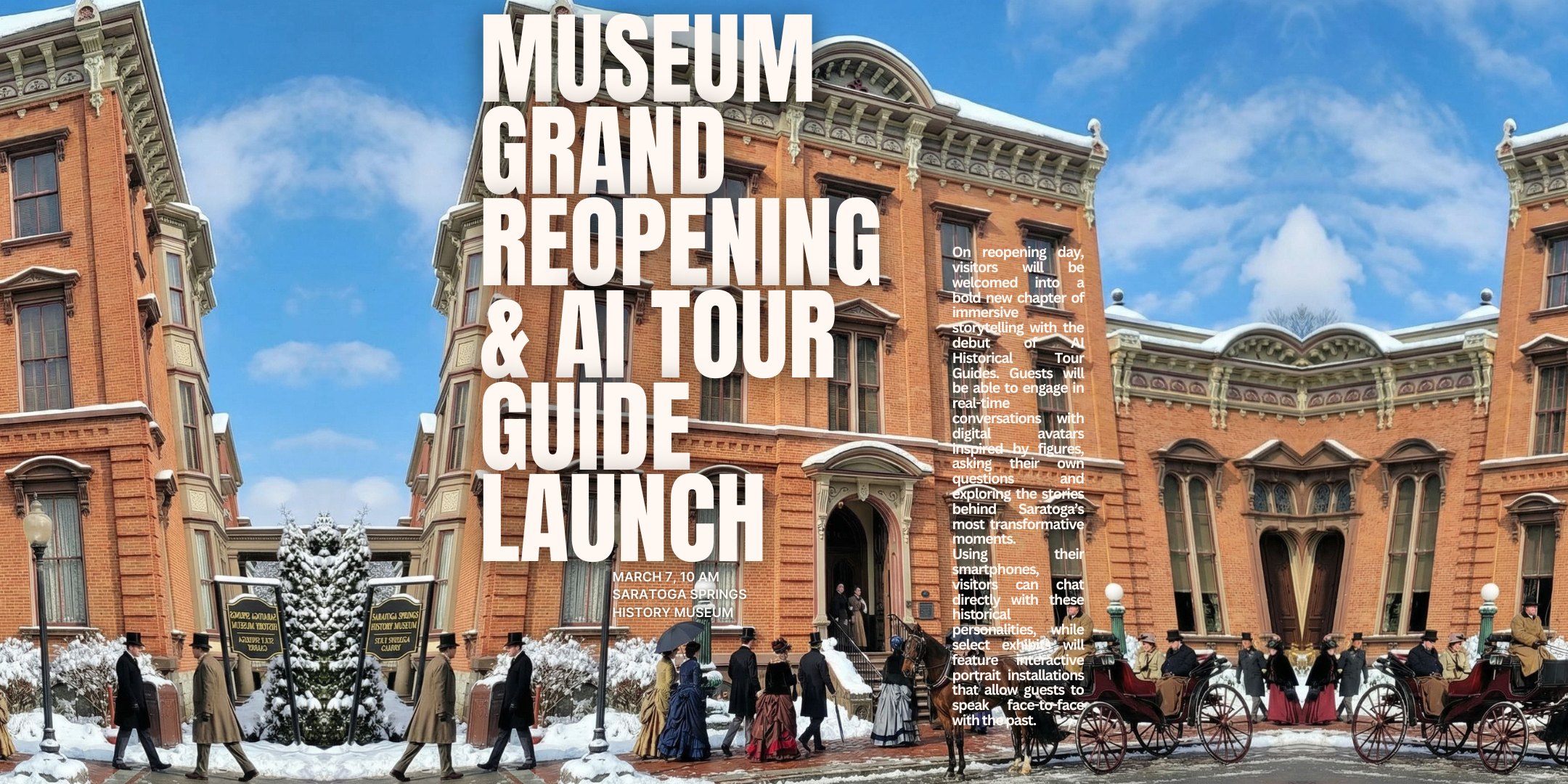 The Future of History Arrives March 7 at the Saratoga Springs History Museum