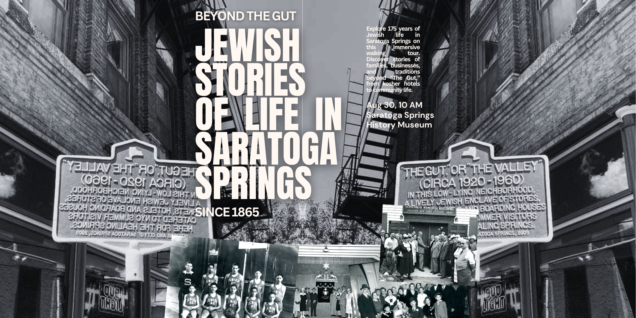 Beyond the Gut: Jewish Stories of Life in Saratoga Springs Since 1865