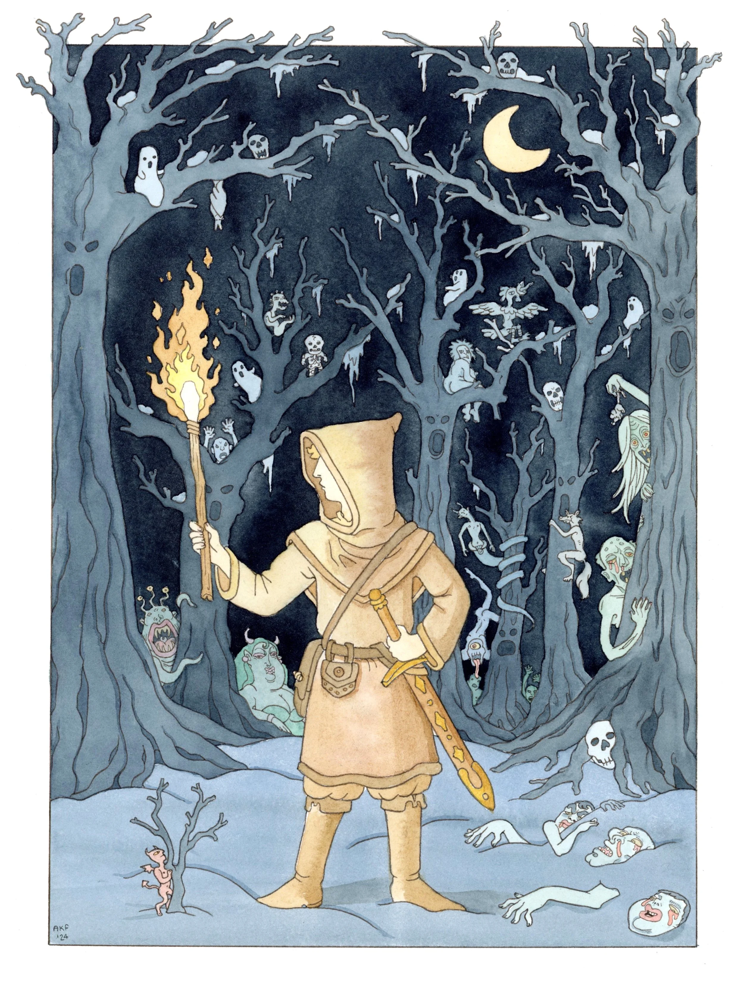 Stalking-through-the Woods-on-a-Ghastly-Night-art-nh-ghouls-ghosts-by-andrew-freshour.jpg