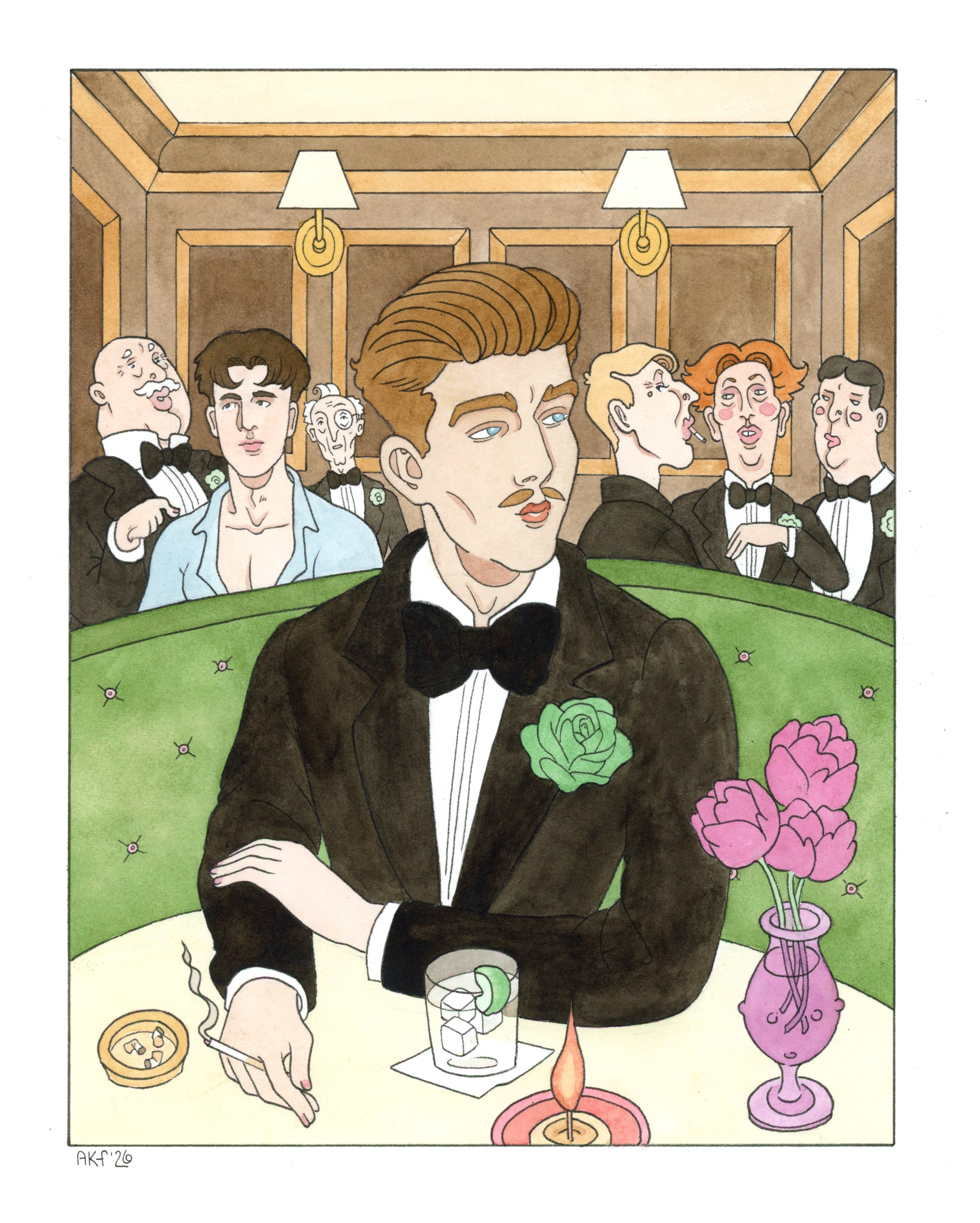 The-Green-Carnation-nh-art-watercolor-gay-homoerotic-dandy-bar-by-andrew-freshour.jpg