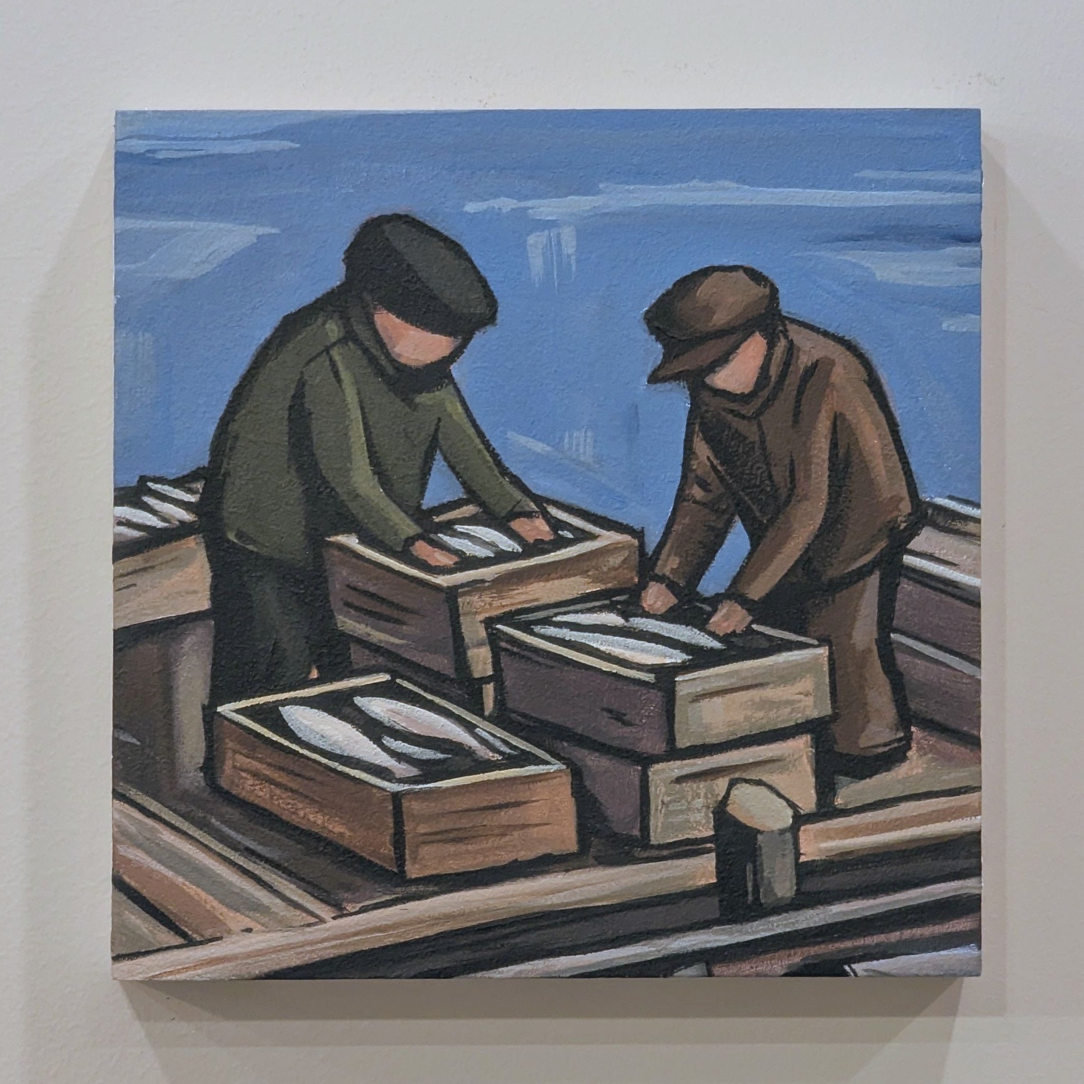THE DOCK'S HAND - 8x8"