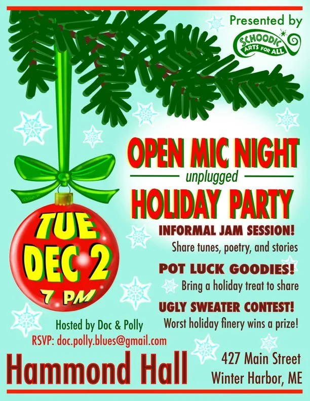 Open Mic Night - Unplugged Holiday Party