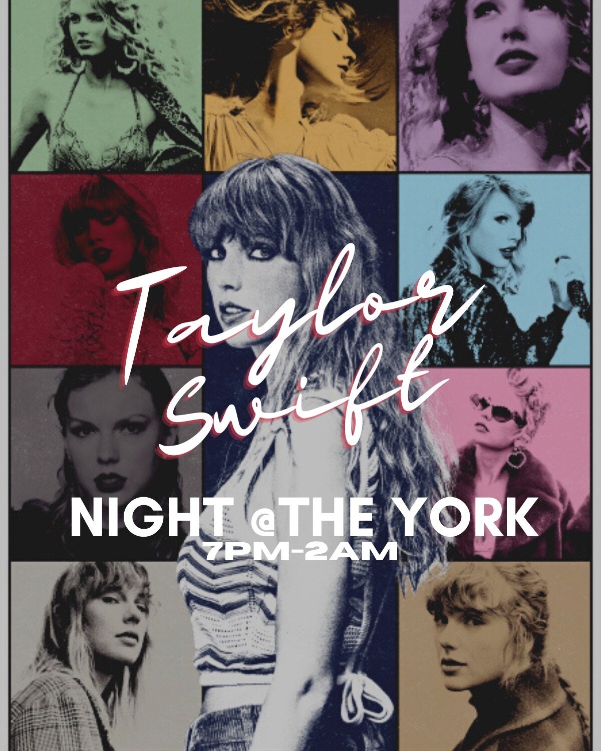 TAYLOR SWIFT NIGHT THIS SATURDAY ONLY @THE YORK. DECEMBER 3RD