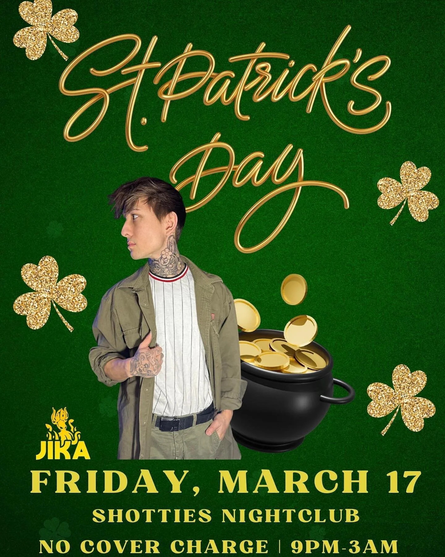 ☘️ Better late than never!!!! We don&rsquo;t know whose been spreading rumours, but we ARE open (9pm-3am) &amp; we&rsquo;re encouraging you to wear your best GREEEN! ☘️ music by DJ JIKA 🎶 

P.S.  we hope y&rsquo;all like the surprise. 🎉