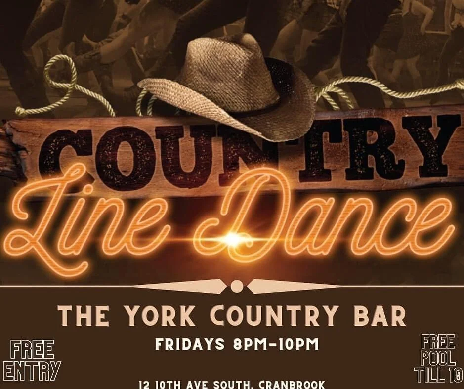 Starting tomorrow there will be line dancing lessons every Friday from 8-10pm. FREE ENTRY, FREE POOL UNTIL 10PM. 

SEE YOU THERE, YEE HAW