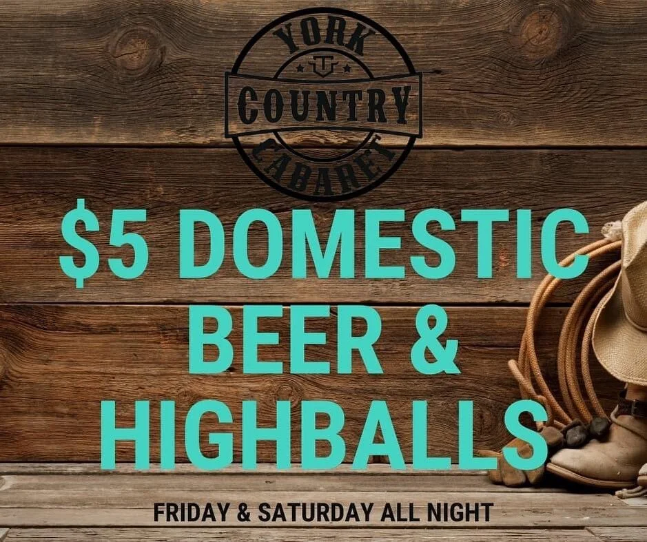 What goes great with the sun we've been having?! CHEAP DRINKS. $5 domestic beer &amp; highballs ALL month.