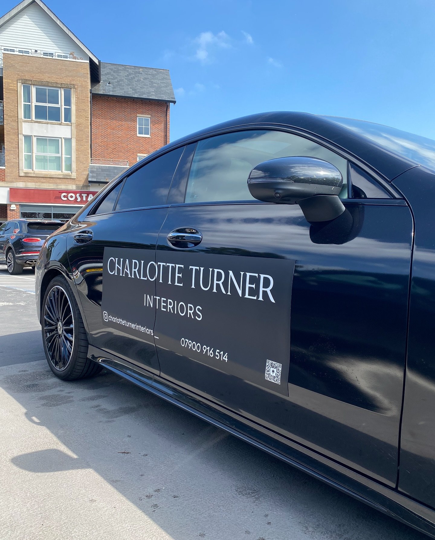 We had the opportunity to manufacture some vehicle magnetics for @charlotteturnerinteriors_ . How amazing and clean does this look? #manchesterbusiness #manchesterbusinesses #vehiclesigns #interiordesignmanchester
