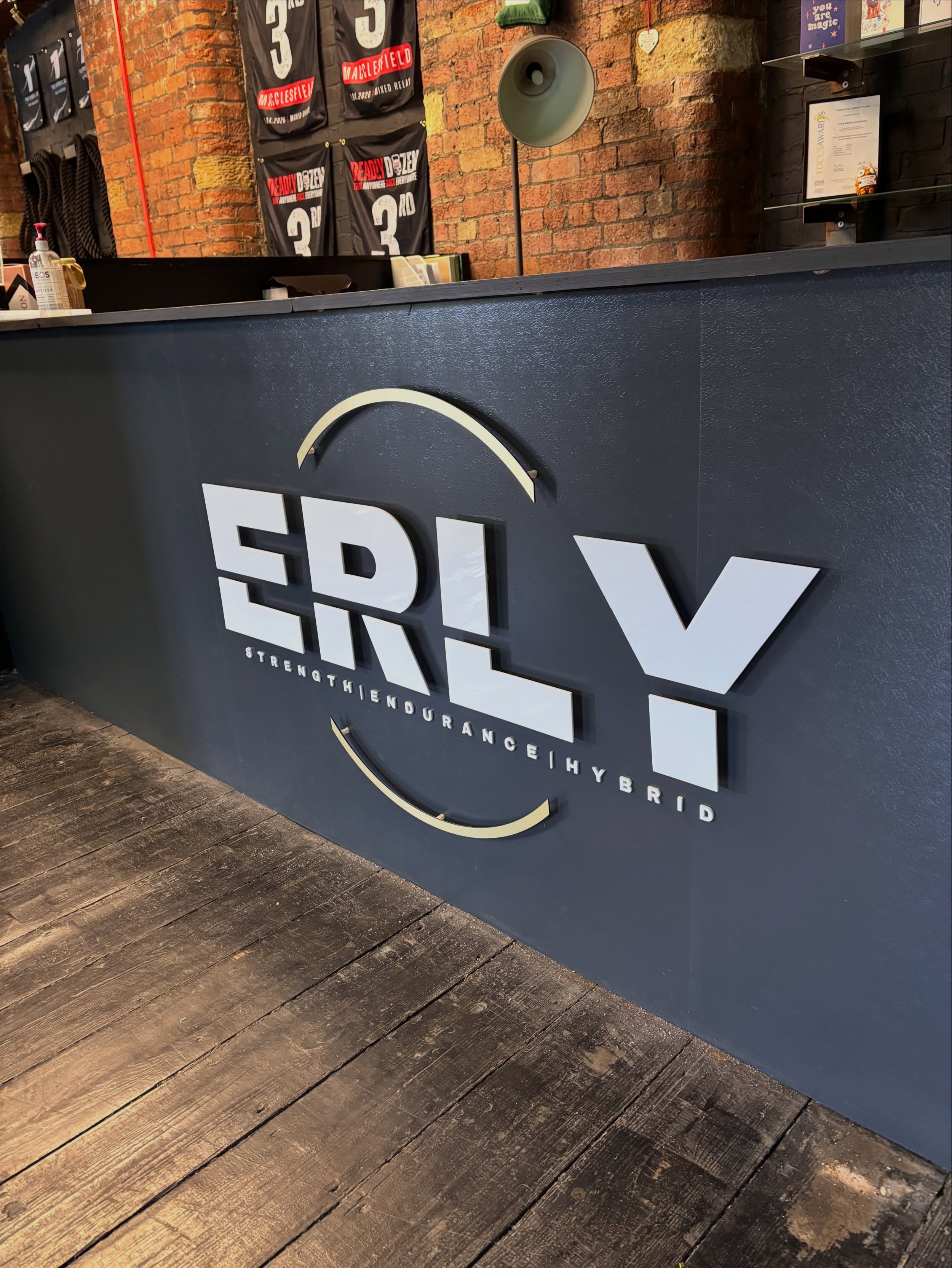 We&rsquo;d like to give a huge congratulations to @leanne_erly_coach on the setup of the amazing space @erly_co_gym_ . The place looks absolutely amazing and we had the pleasure of being involved in our small little way. 😊

#mossleybusiness #manches