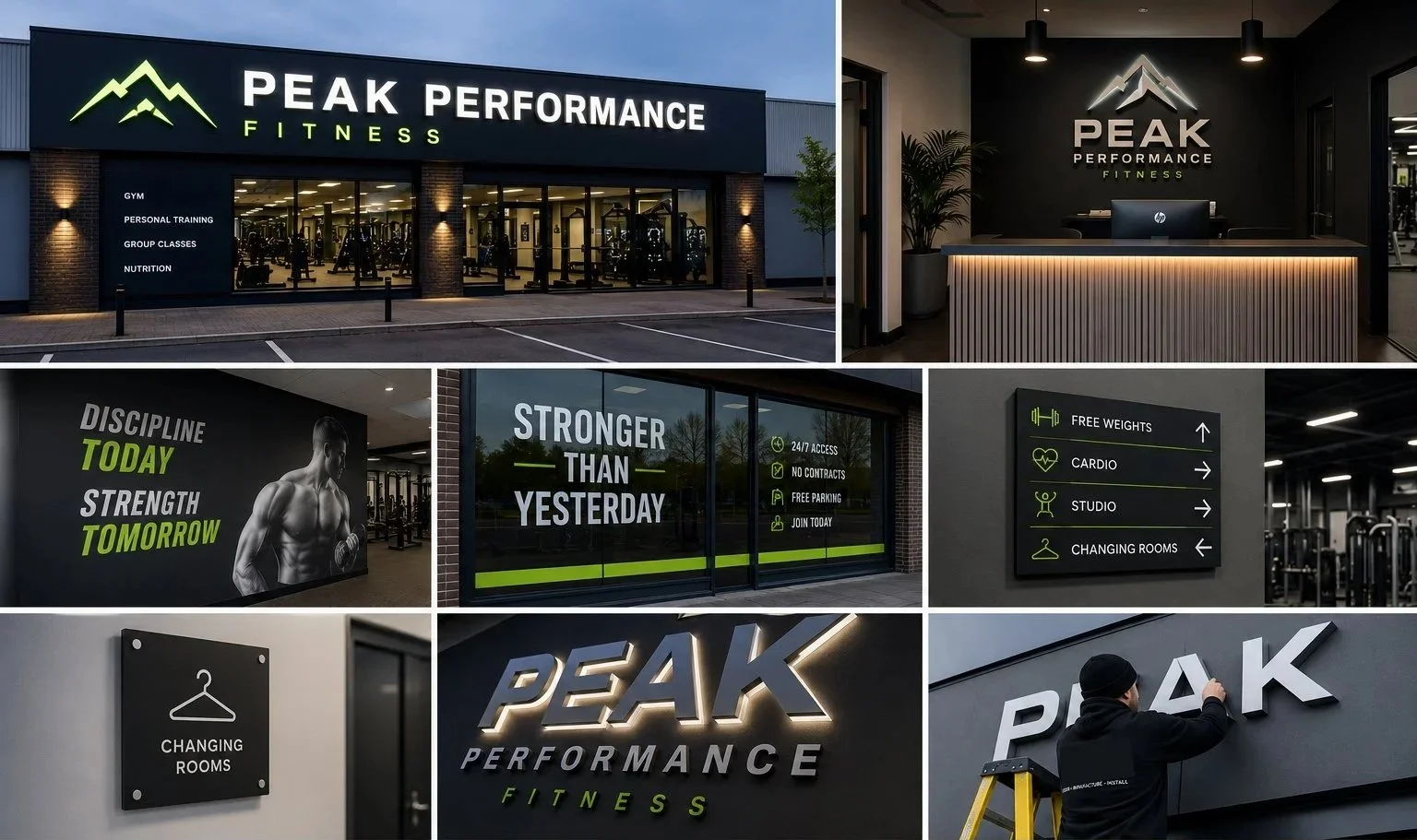 Gym Signage in Manchester: How Professional Signs Can Transform Your Fitness Business