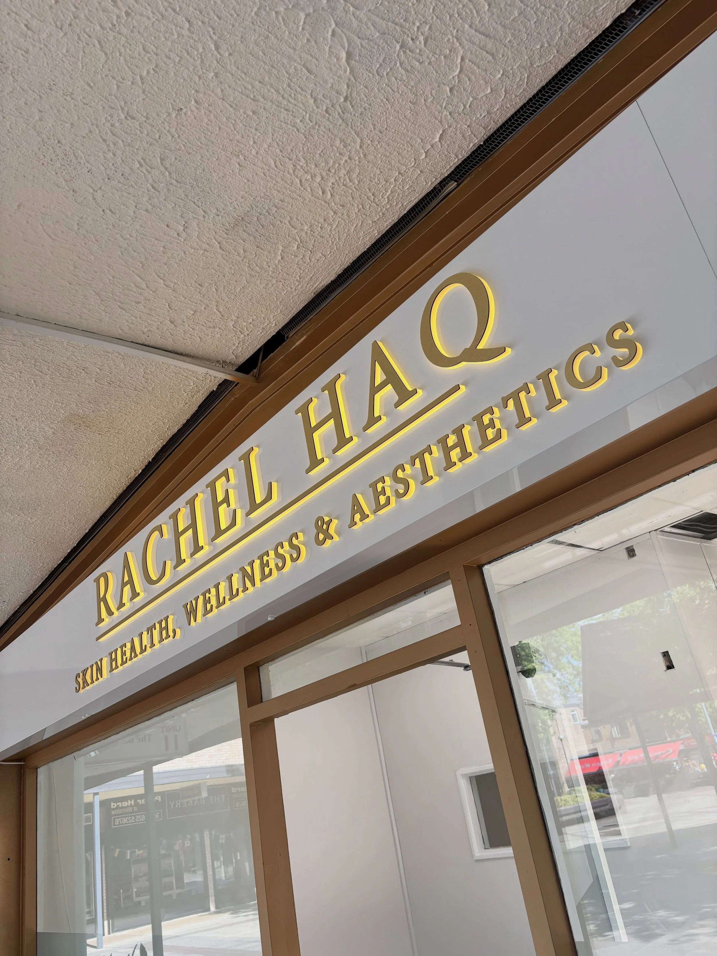 Pictures don&rsquo;t actually do the place justice but this place is looking absolutely amazing. Huge congratulations to @rachel_haq_aesthetics and we can&rsquo;t wait to see the place completed. We had the opportunity to be a part of bringing the vi