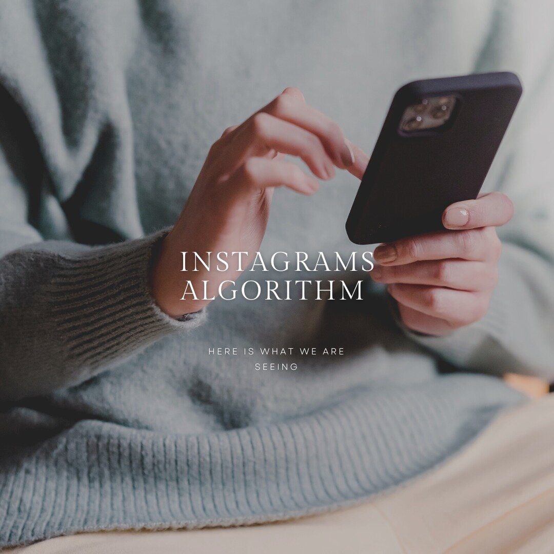 No one has the &quot;secret formula&quot; to the algorithm... but here is what I am seeing and speculating on!⁠
⁠
👉 Reels are still great, but regular in feed posts are getting pushed again 👀 I highly recommend incorporating!⁠
👉 Instagram is now p