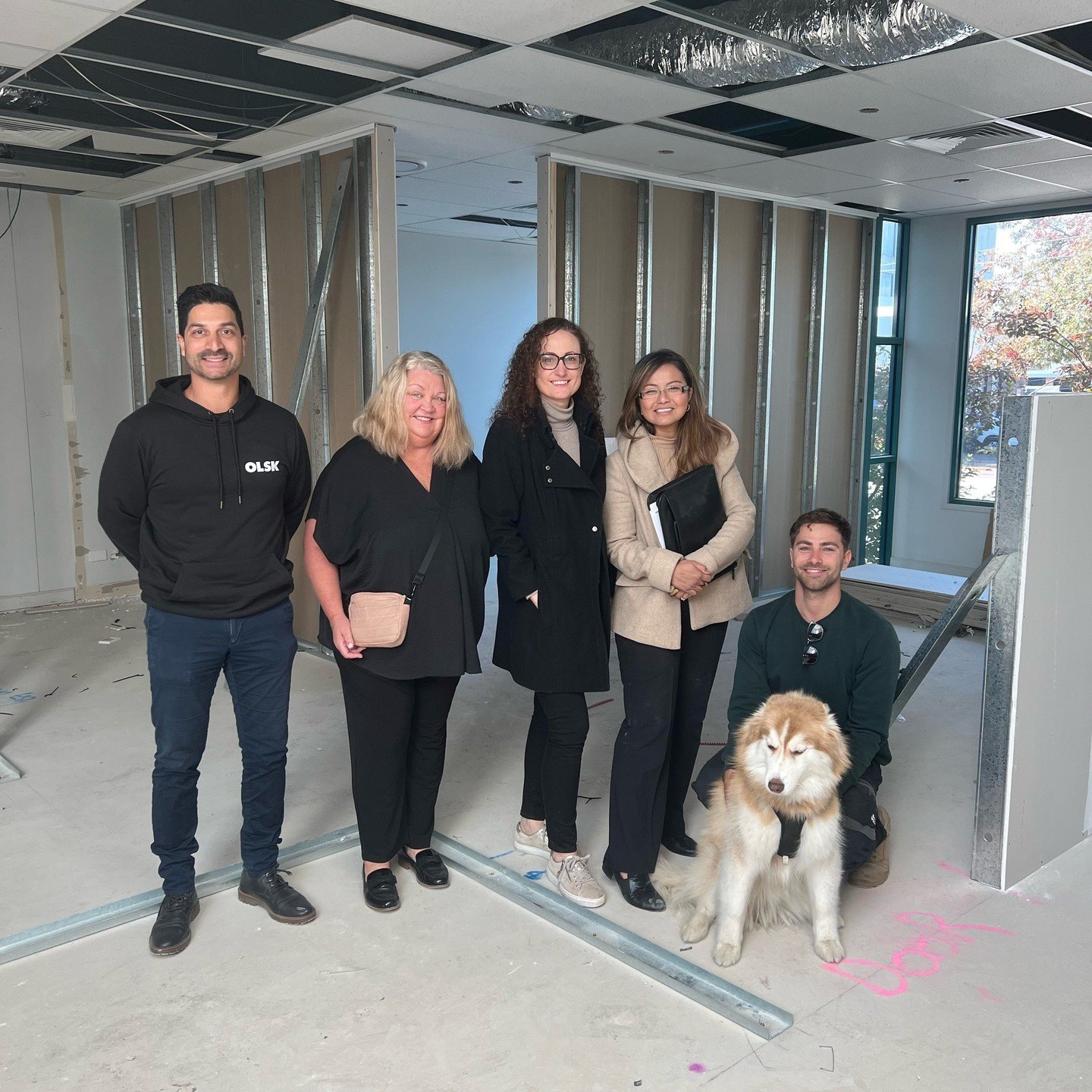 Director Siti on site today with @betterhealthnetworkau and @accadia_interiordesign collaborating with @archsign_architecture on internal layout and fit-out works for a 'Family Carer-Led Support Centre'. Joined by builders @theolskway including their