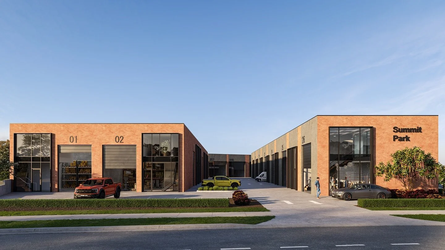 Our first project in Wodonga is on the horizon. 'Summit Park' comprises 26 warehouses with multi-use, functional floor spaces, that cater to a diverse range of industries.

Guided by our Industrial Lead Michael Guizzo, this development reflects both 