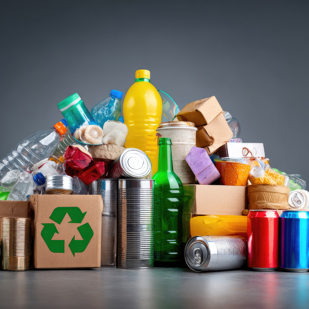 recycling removal team picking up cardboard and plastics in Vancouver