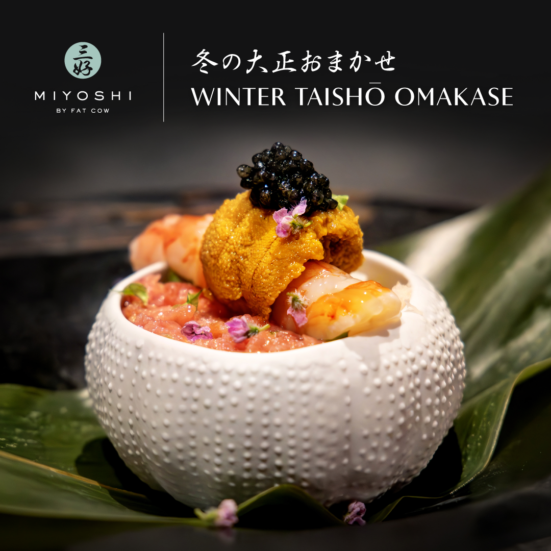 A REFINED EDO-STYLE 12-COURSE SUSHI MENU
