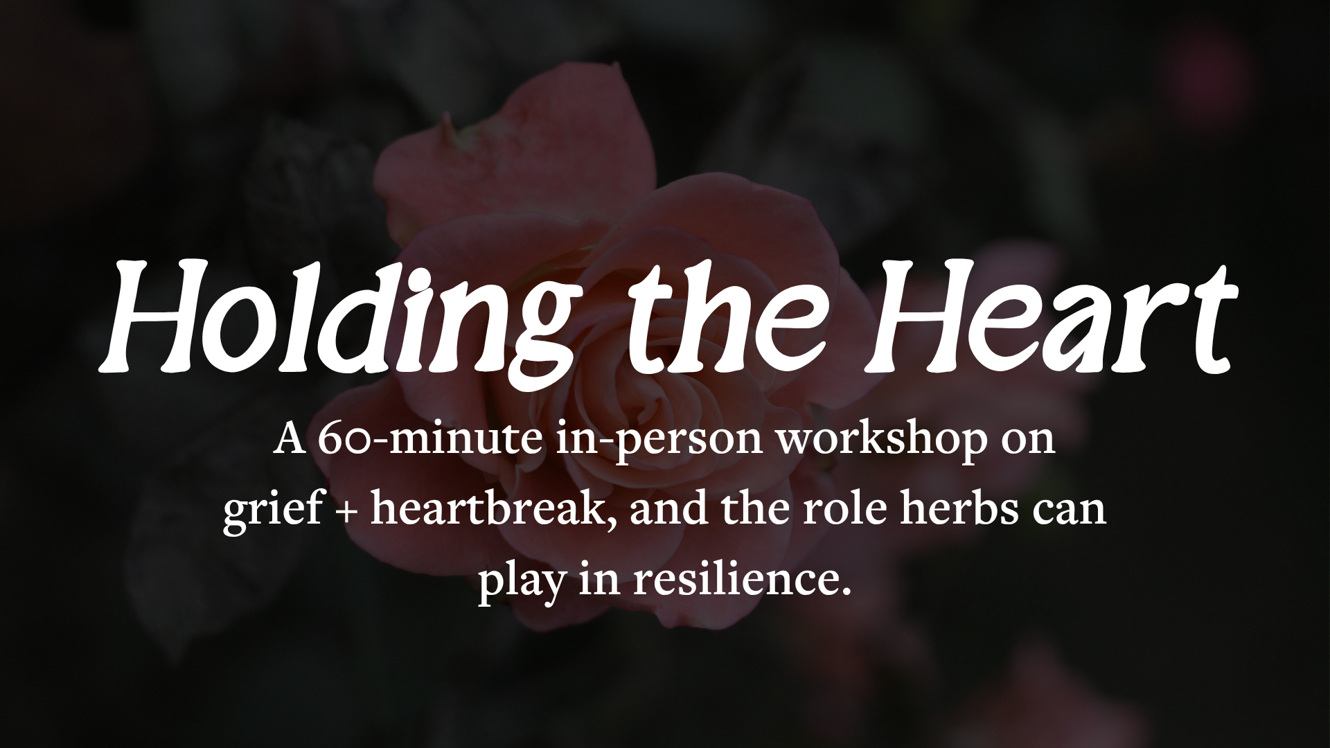 Holding the Heart