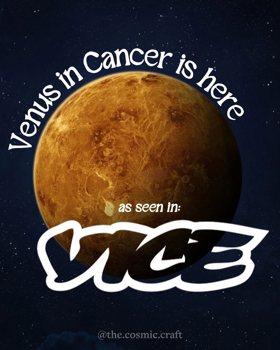 What an honor to be featured in Vice this year 🔥

➡️ Swipe to see some of my favorite quotes and contributions for &ldquo;Venus in Cancer Is Here, and 4 Zodiac Signs Are Getting Hit With a Major Emotional Reset&rdquo;