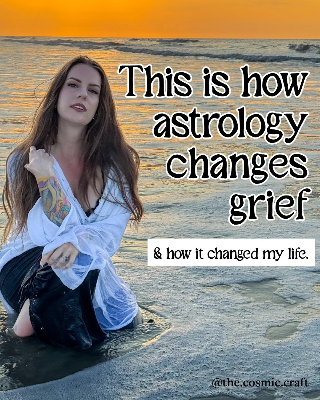 There&rsquo;s a version of you who can carry loss out loud. Who doesn&rsquo;t disappear when things get hard.
➡️ Astrology alchemizes grief into something that makes you more yourself &mdash; not less.