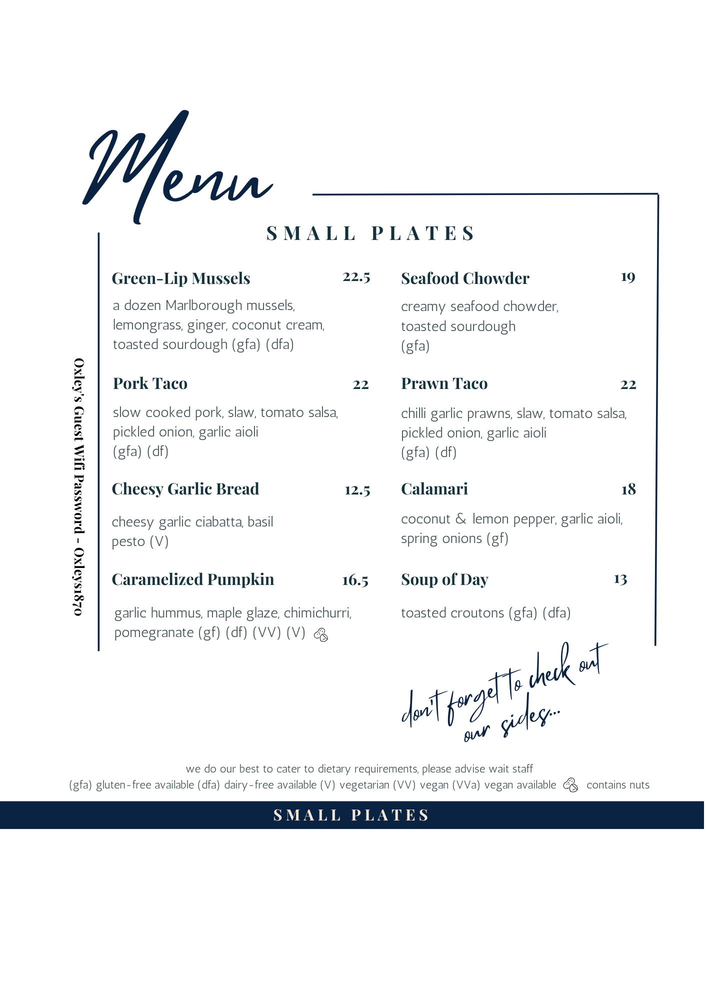 Small Plates